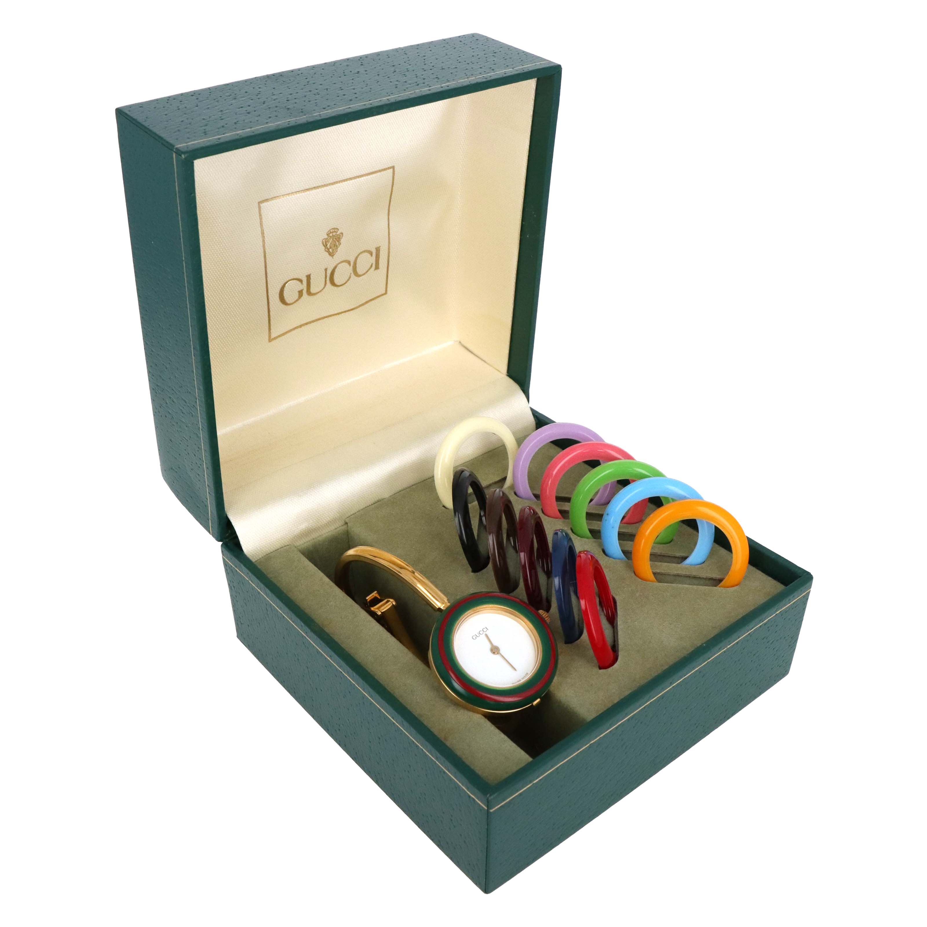 Vintage Gucci Interchangeable Bezel Watch #10 - Queen May