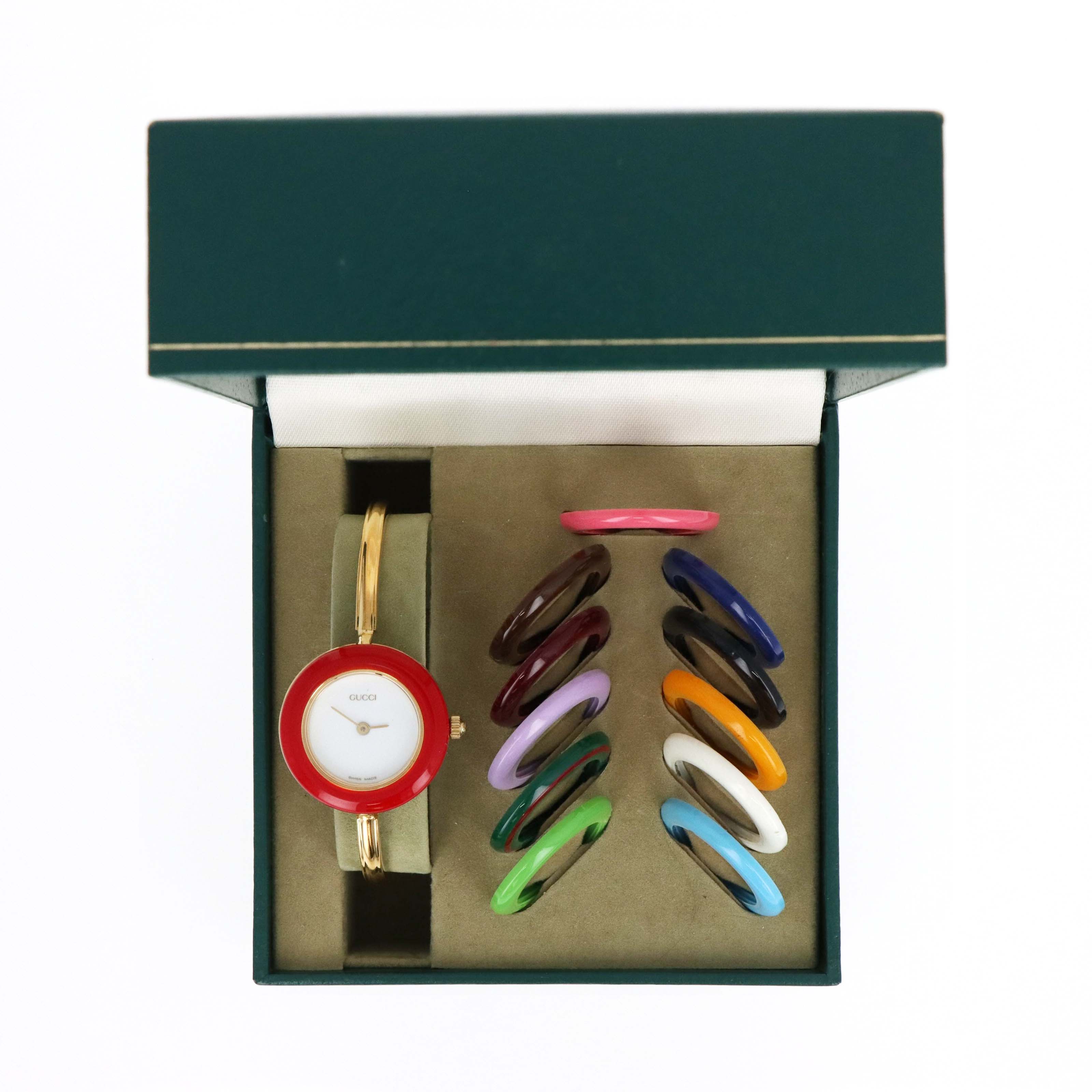 Vintage Gucci Interchangeable Bezel Watch - Queen May