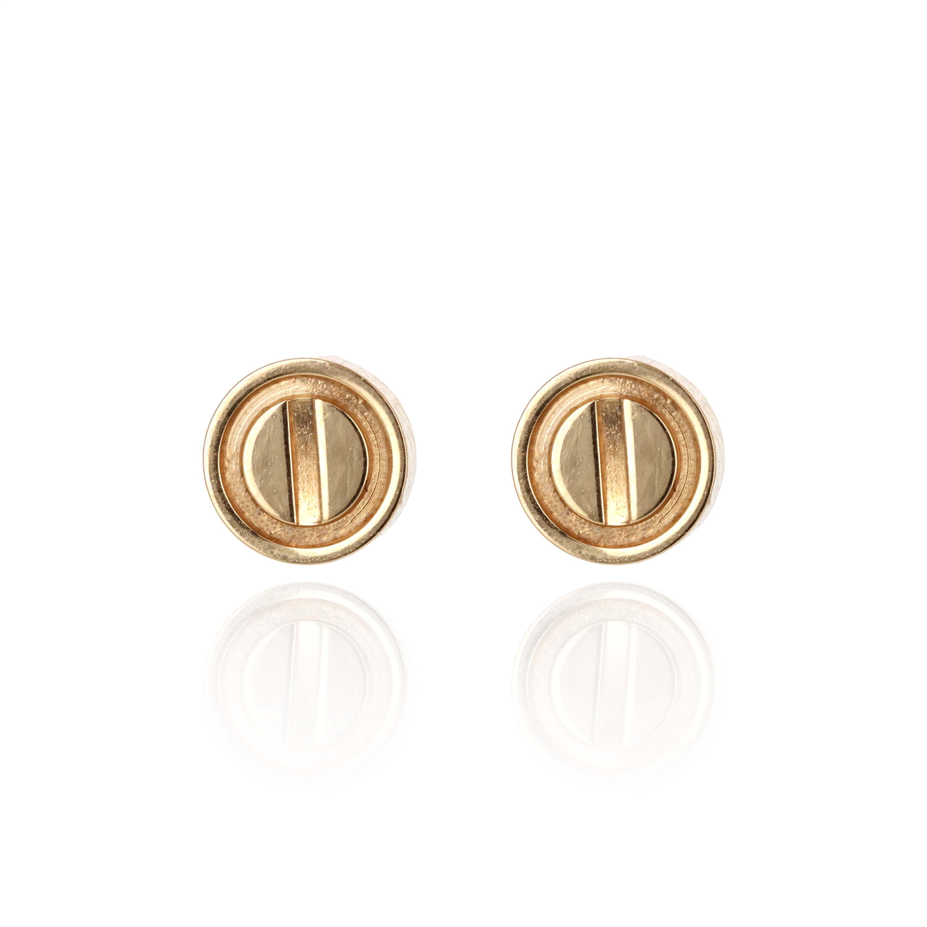 Cartier Love Stud Earrings Screw Back - Queen May