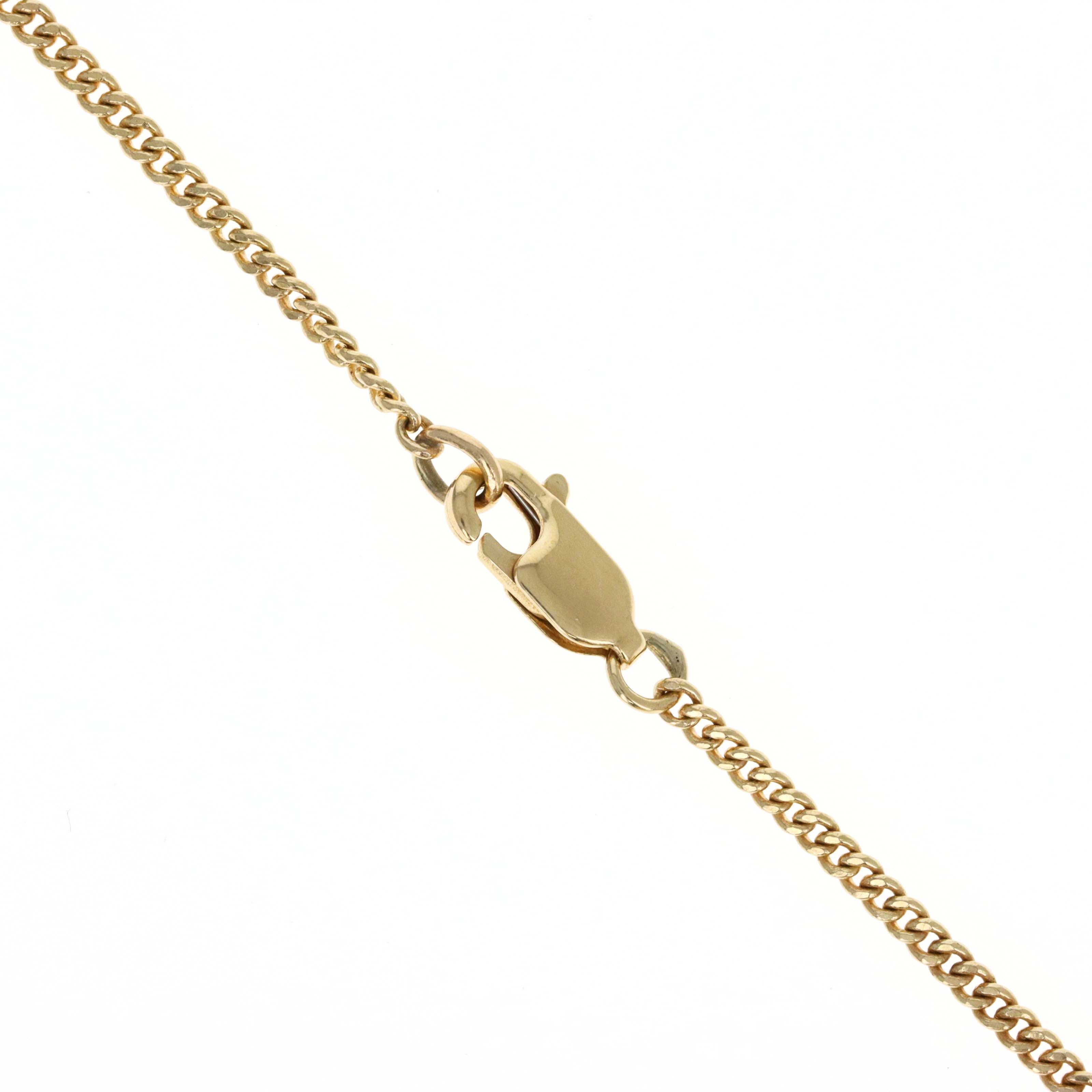 Victorian 14K Yellow Gold Wax Seal Pendant Necklace - Queen May