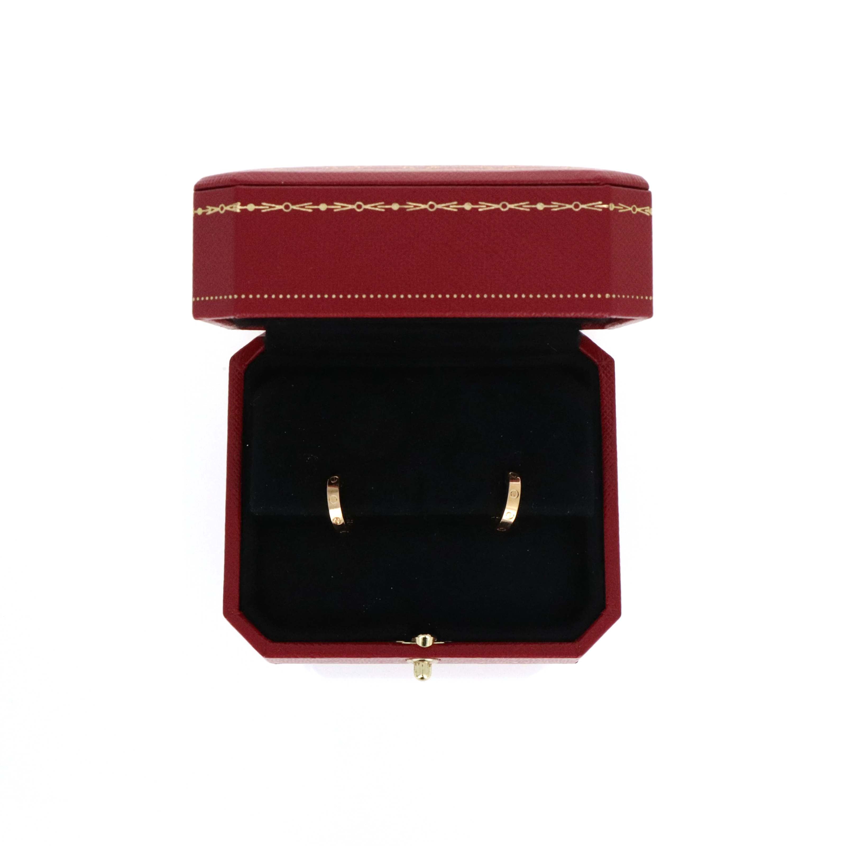 Cartier Love Hoop Earrings Small - Queen May