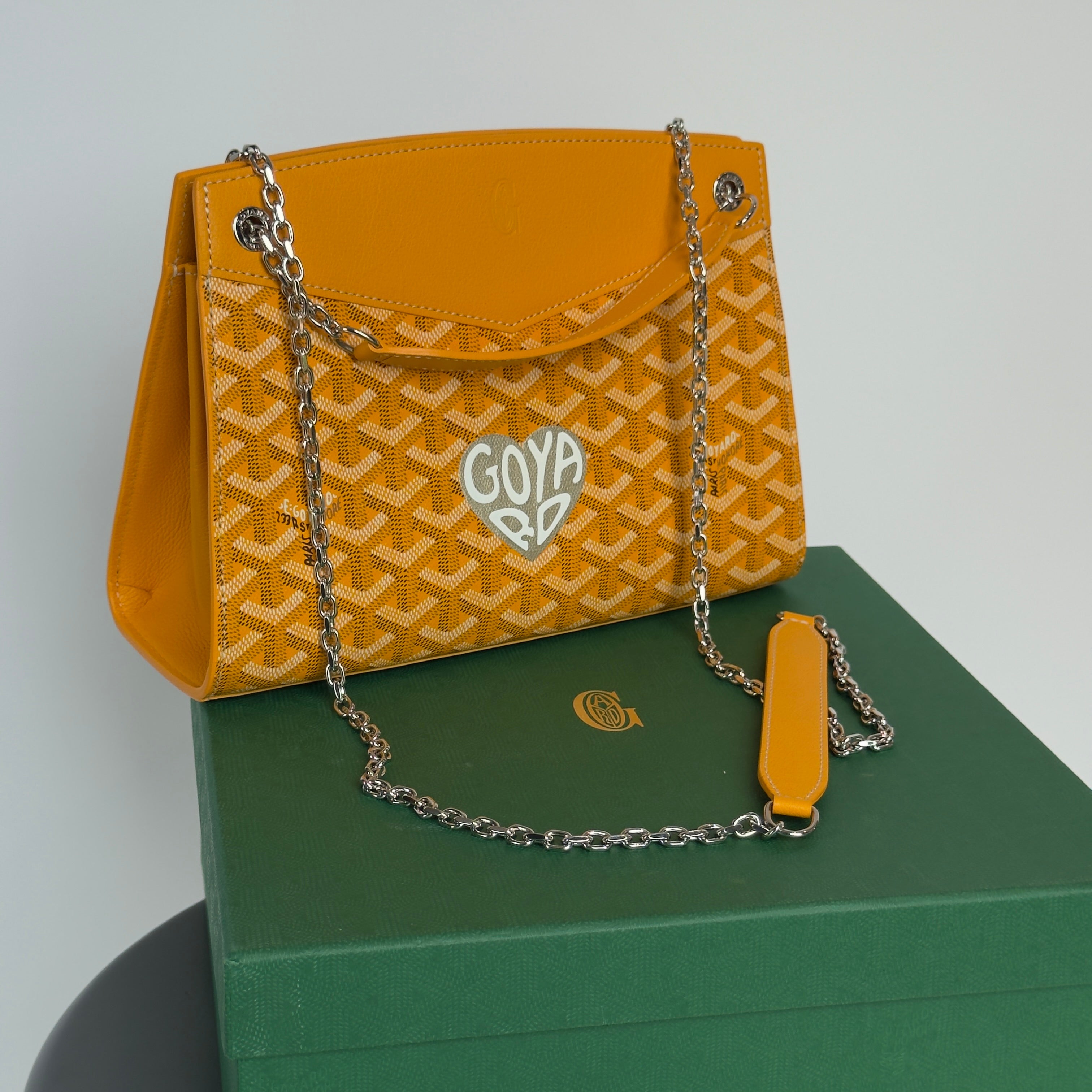 Goyard Yellow Rouette Chain