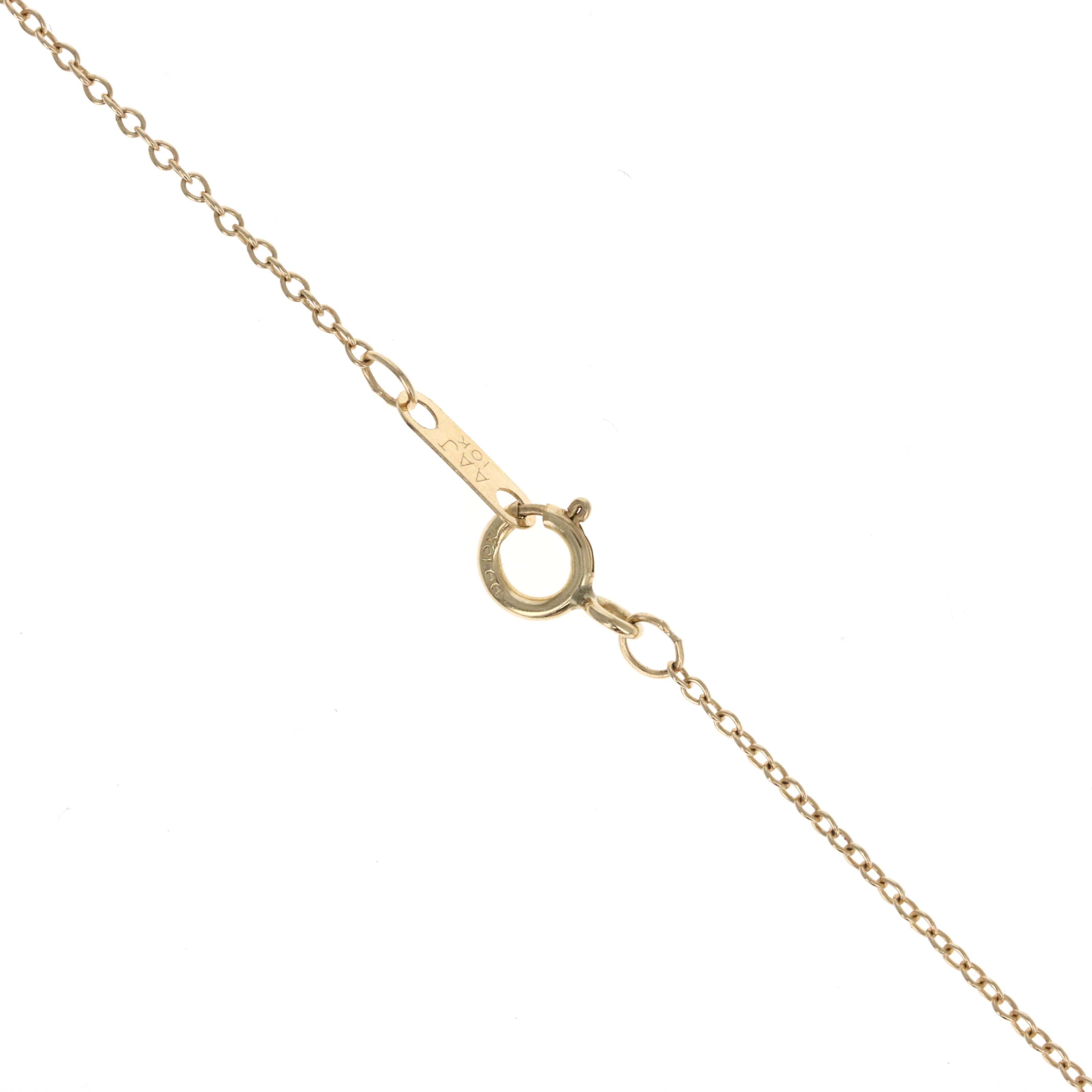 Vintage 10K Yellow Gold Ruby Heart Locket Pendant Necklace - Queen May