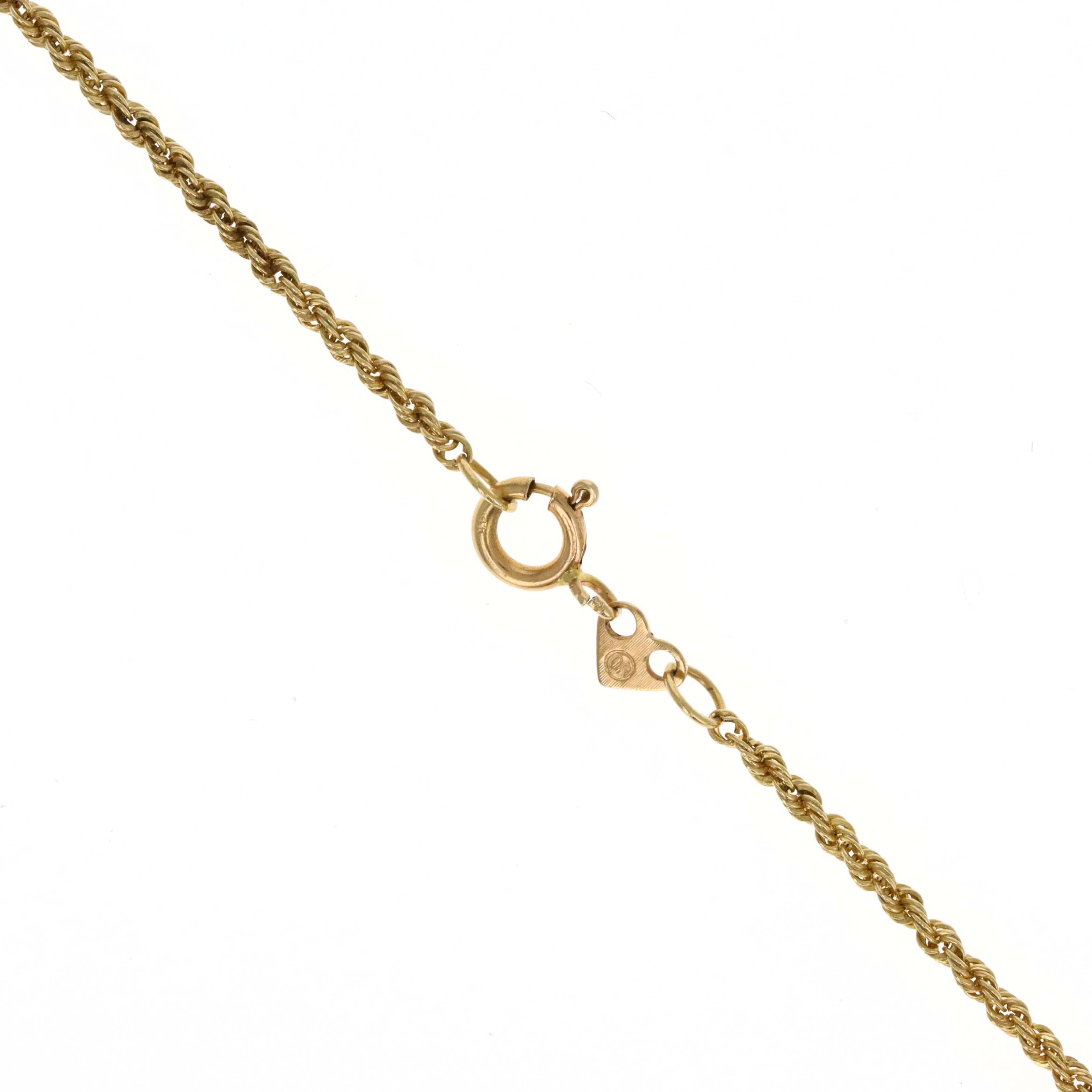 Victorian 14K Yellow Gold Rose Cut Diamond Bow Pendant Necklace - Queen May