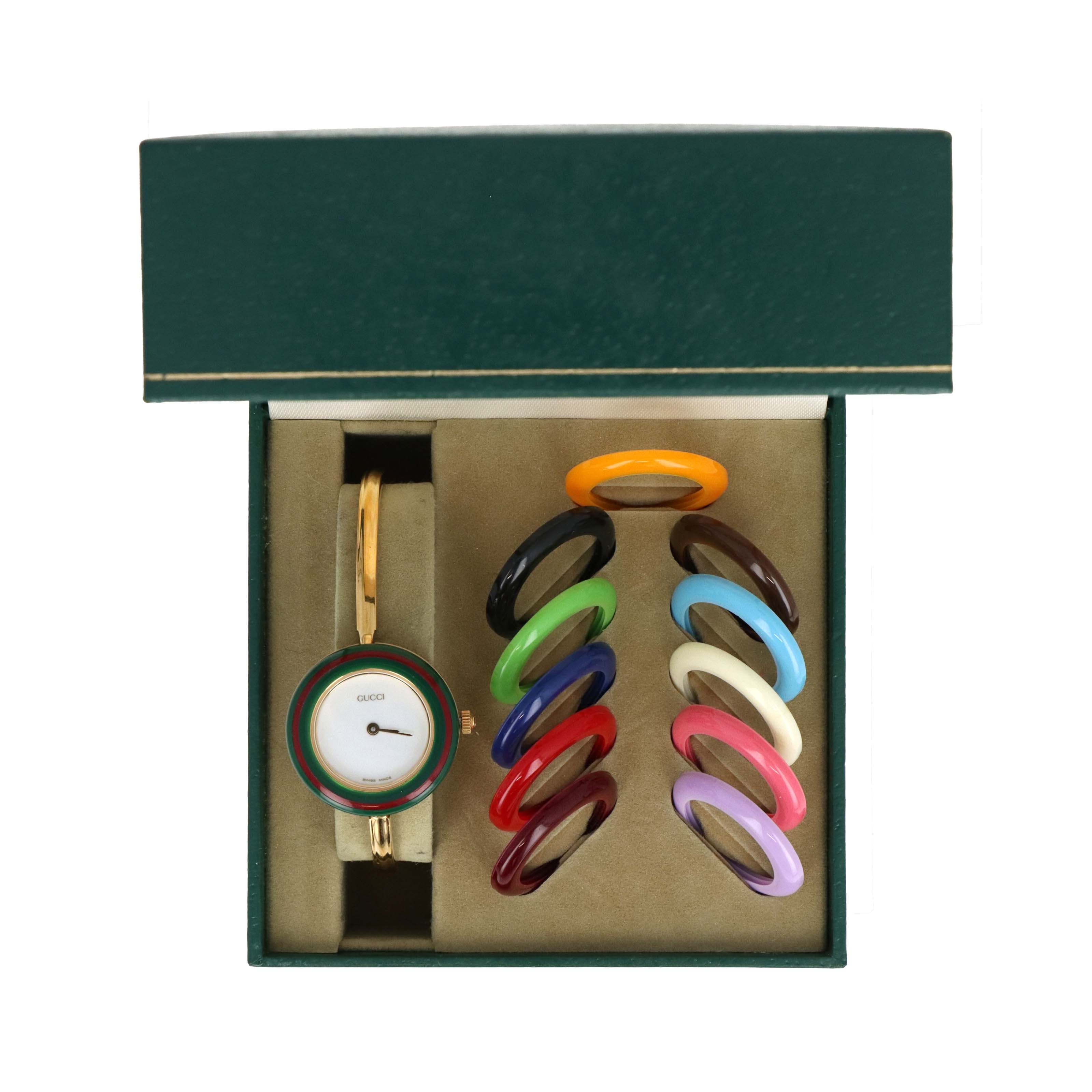 Vintage Gucci Interchangeable Bezel Watch - Queen May