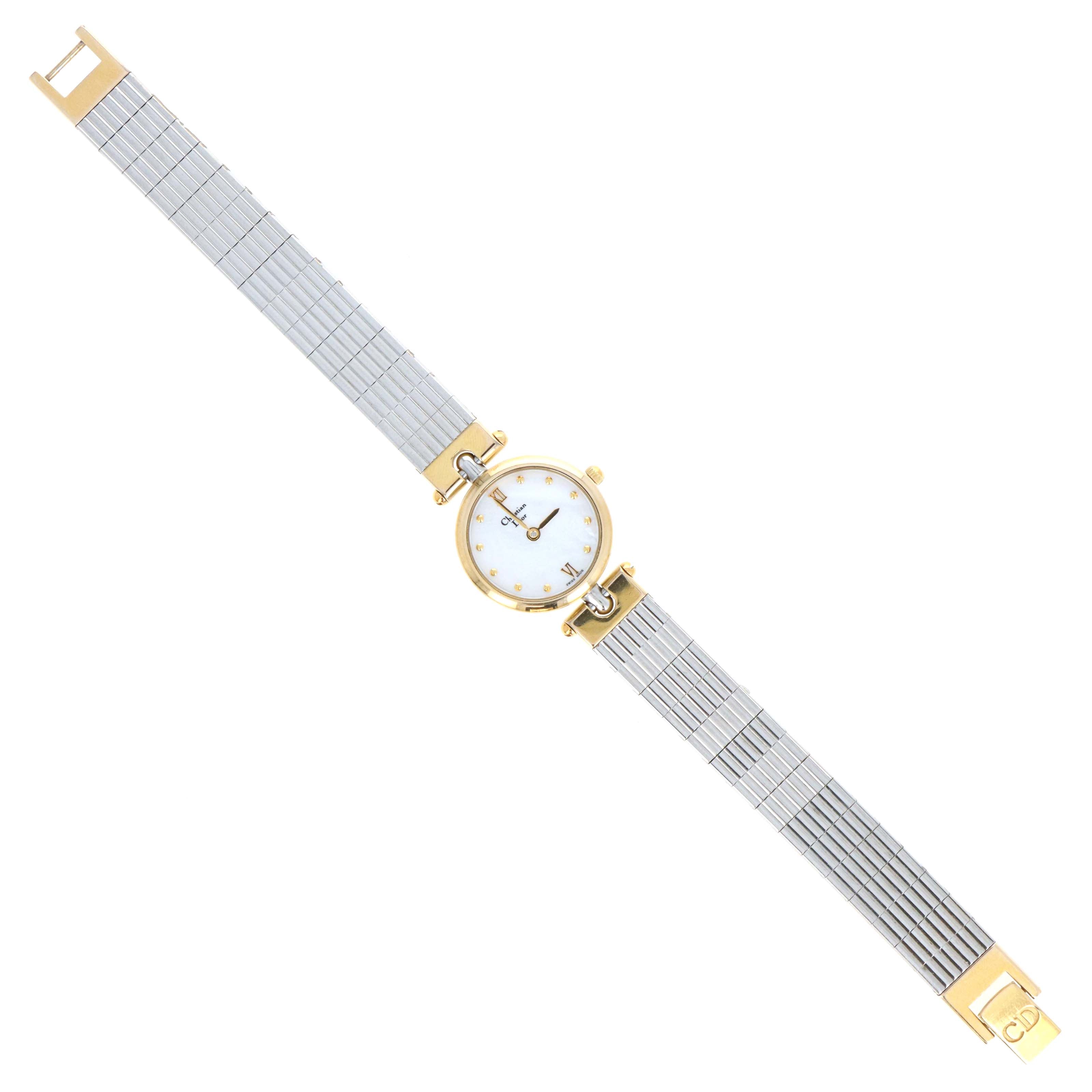 Vintage Christian Dior Womens Watch Mother of Pearl Dial - Queen May