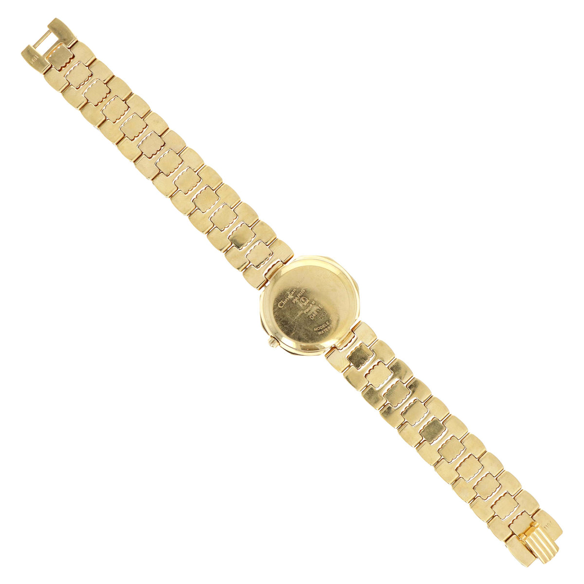 Dior Gold Diamond Octagon D48-153 Link Watch