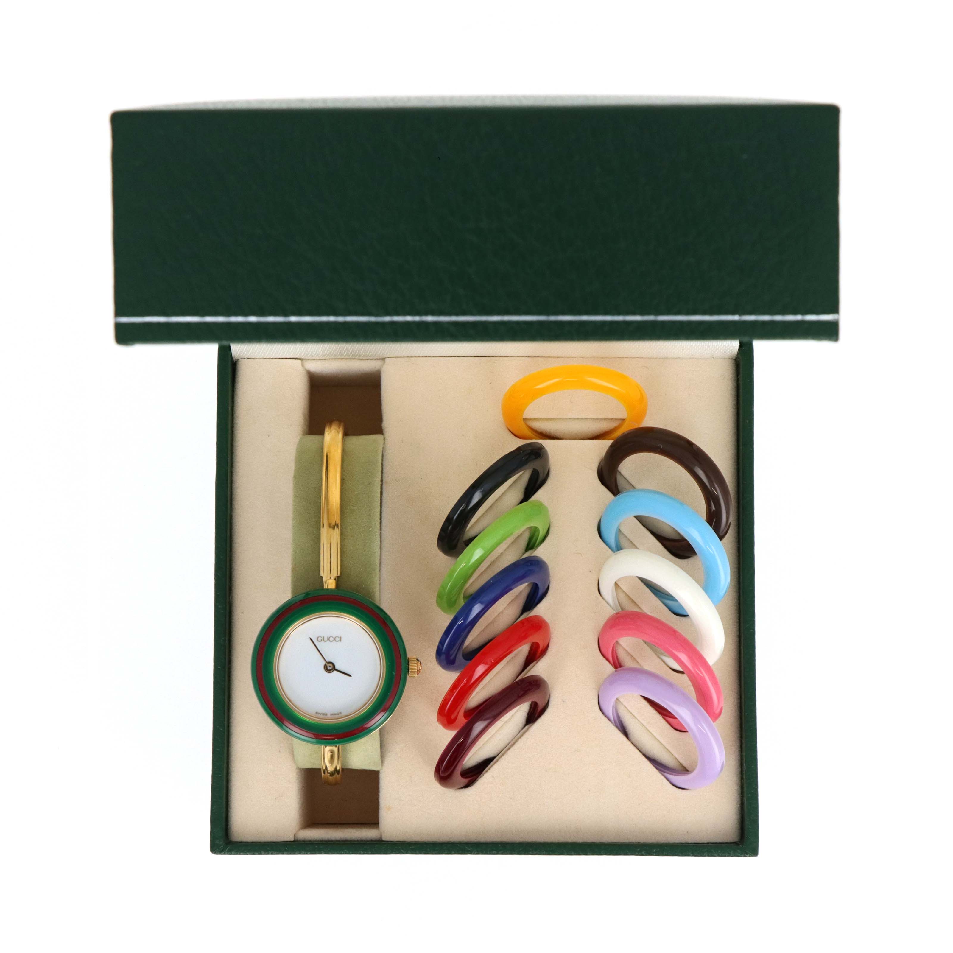 Vintage Gucci Interchangeable Bezel Watch - Queen May