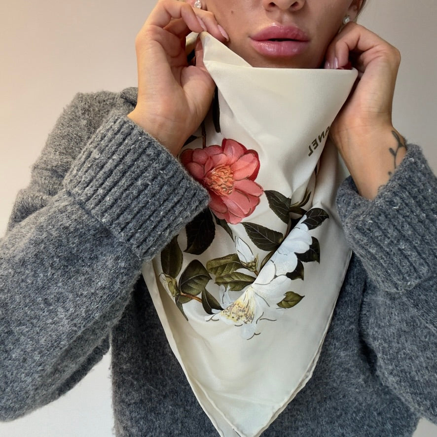 Chanel Camelia Scarf - Queen May