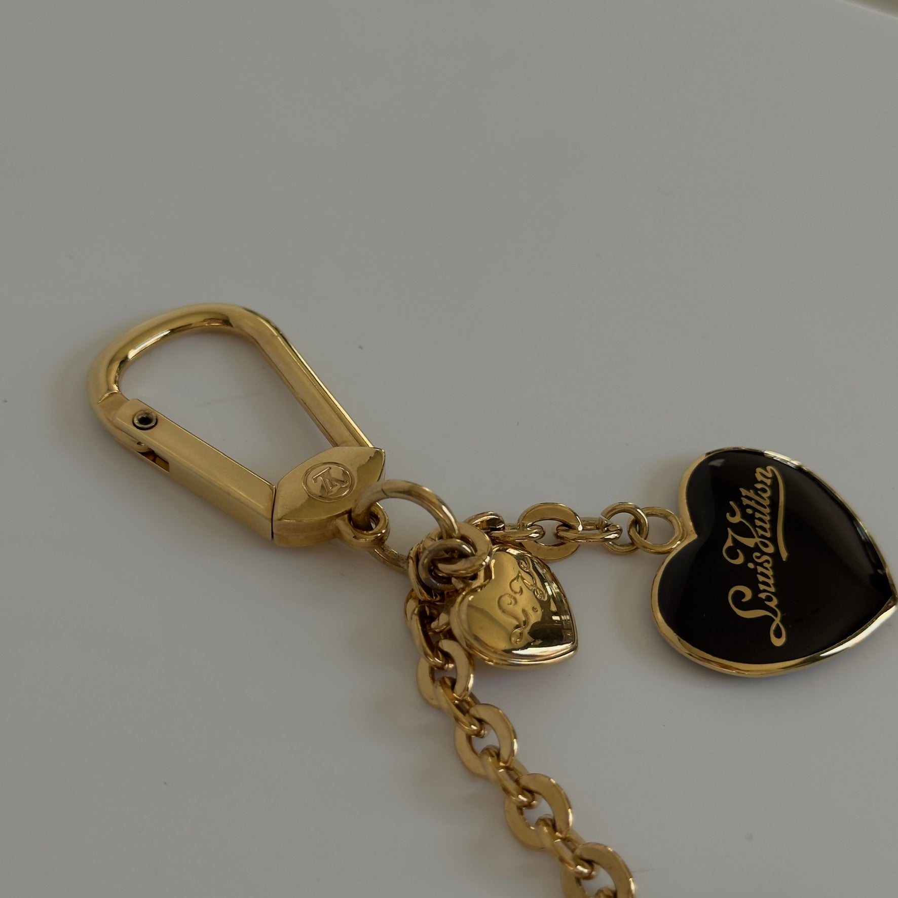 Louis Vuitton Pomme D'Amour Rayures Coeur Heart Bag Charm - Queen May