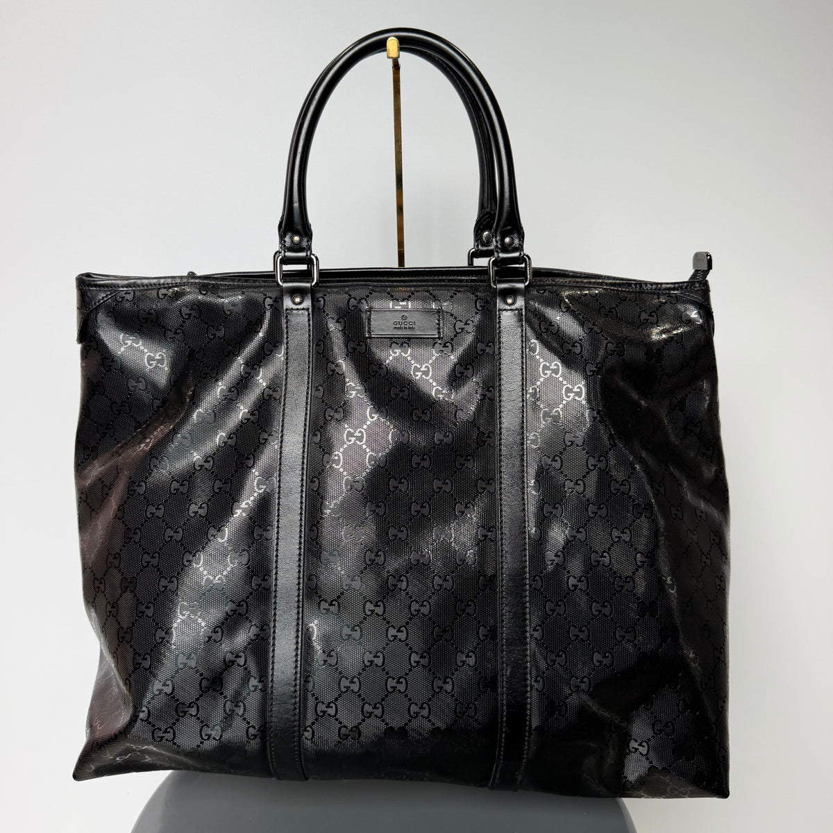 Gucci Black Imprime Tote Bag