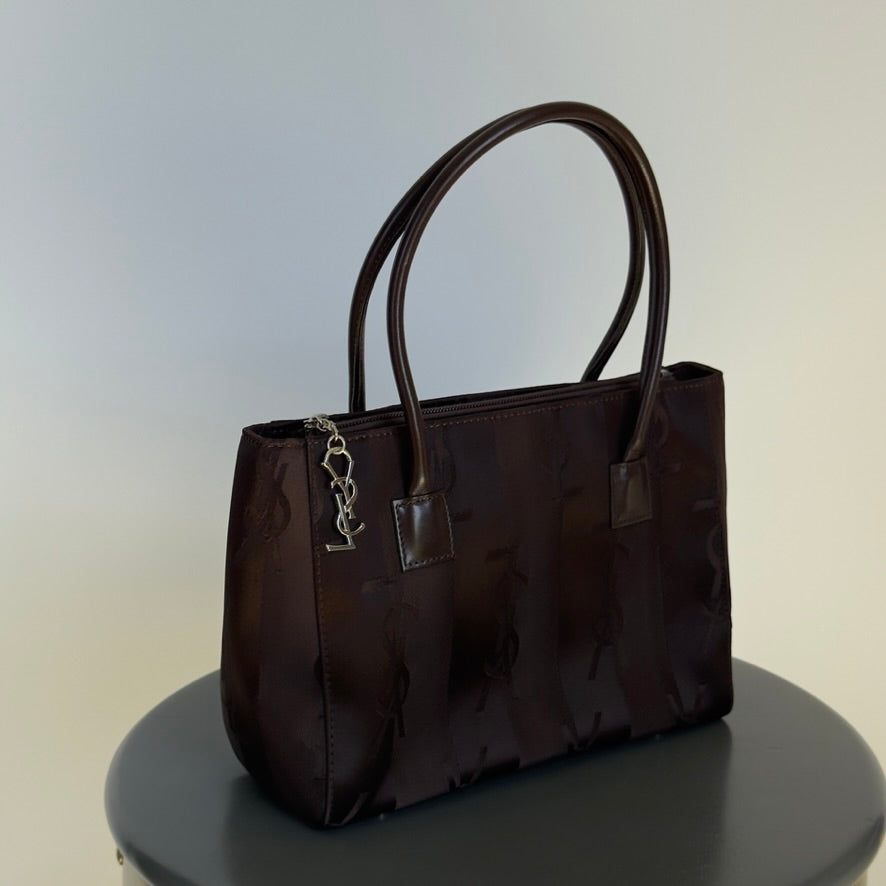 Vintage YSL Nylon Tote Bag - Queen May