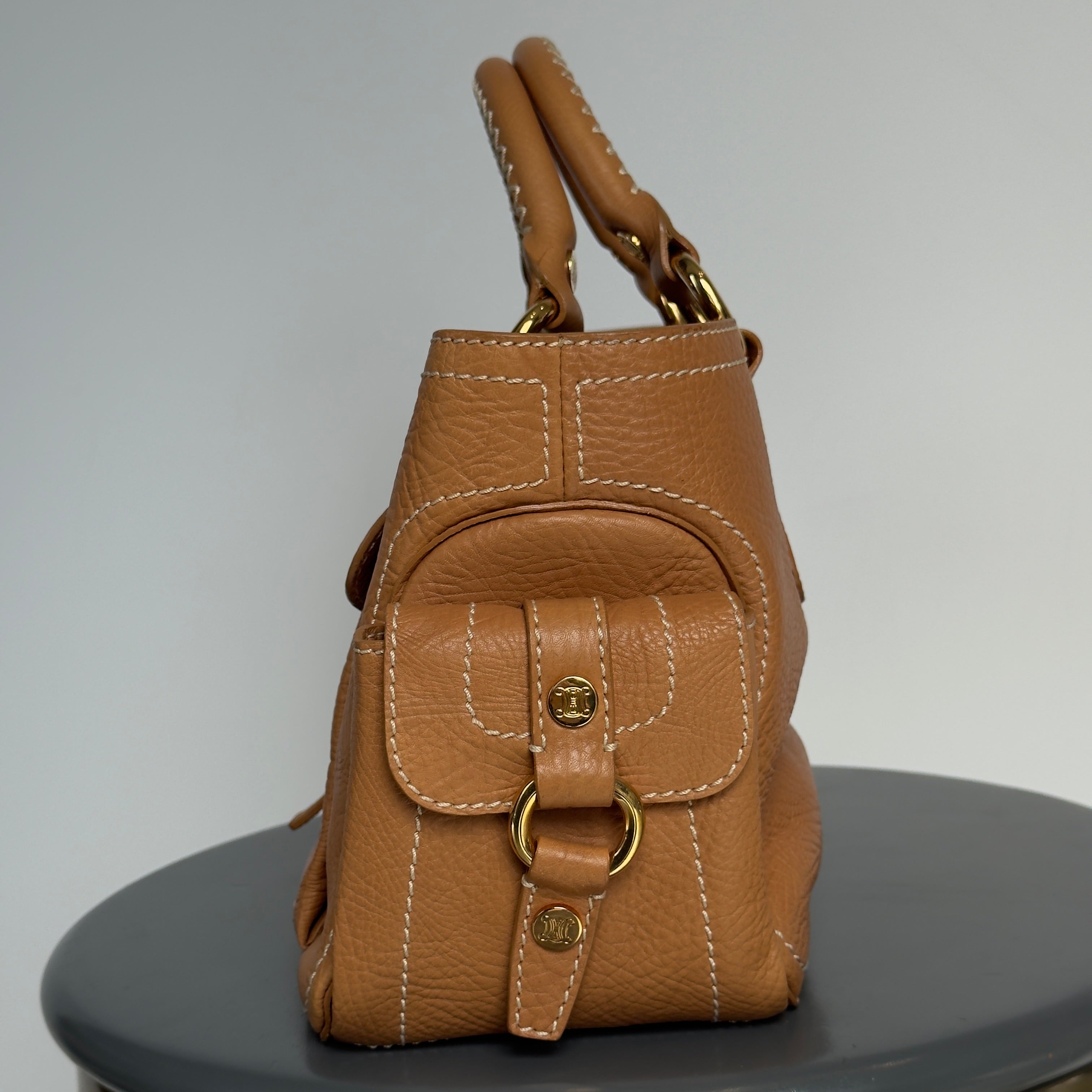 Vintage Celine Brown Leather Boogie Bag - Queen May