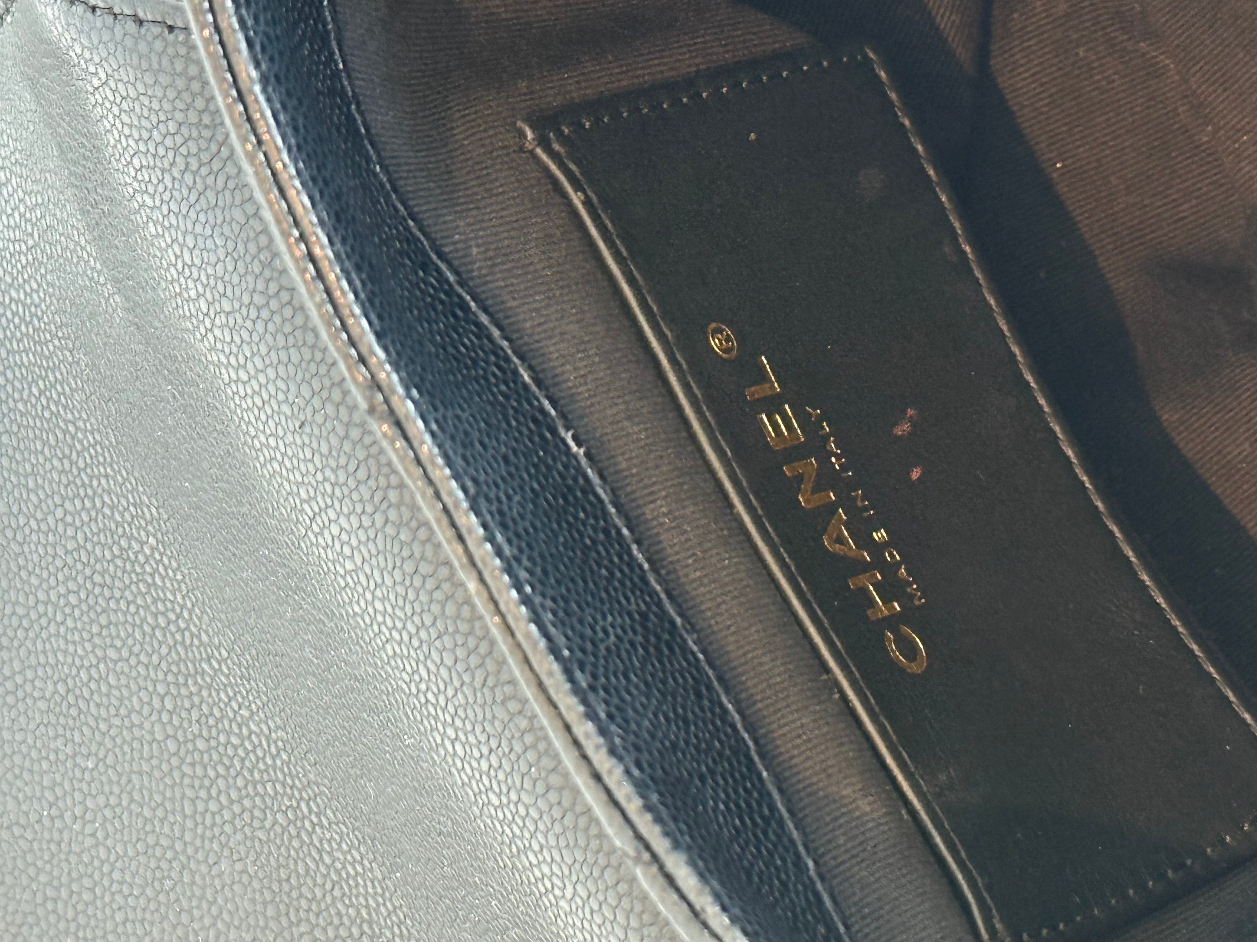 Chanel Half Circle Flap Black Caviar - Queen May