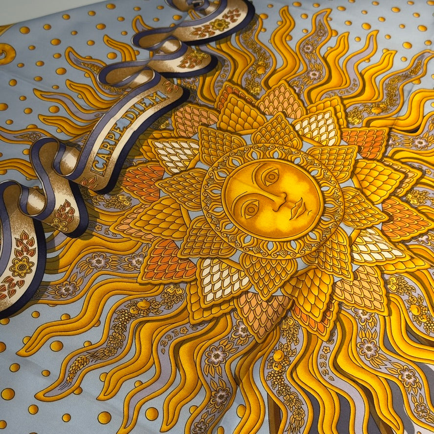 Hermes Carpe Diem Silk Scarf - Queen May