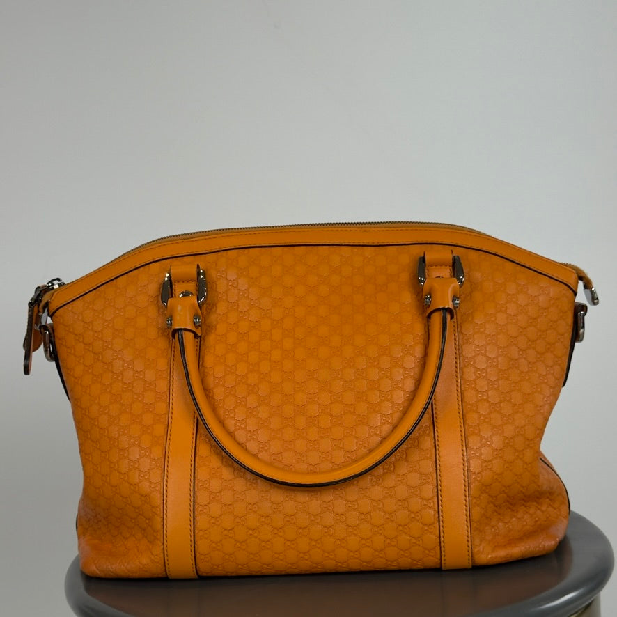 Gucci Soft Micro Guccissima Dome Satchel - Queen May
