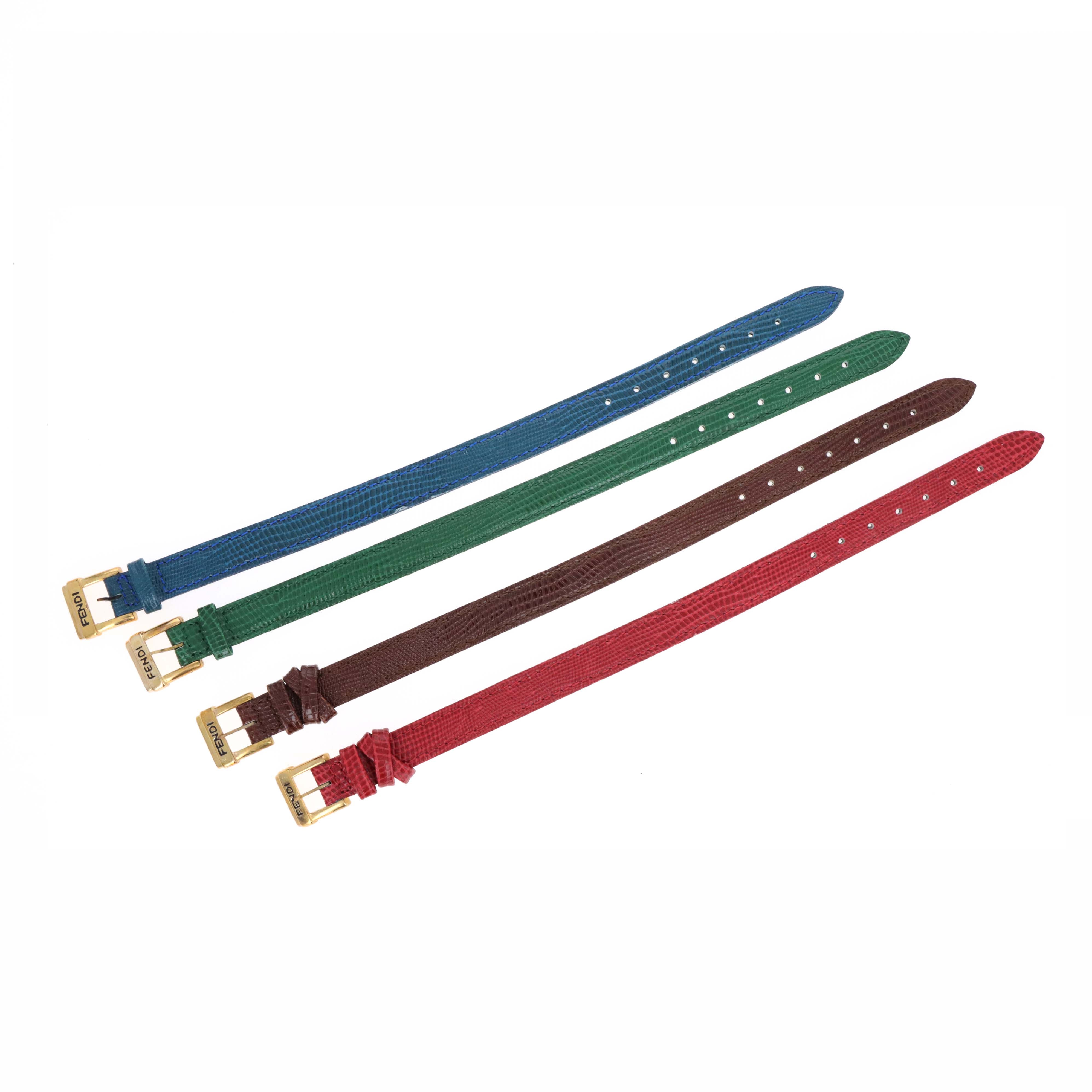 Fendi 640L Chameleon Watch With Interchangeable Straps - Queen May