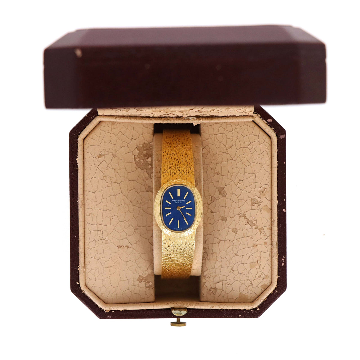Vintage Ladies Patek Philippe Golden Ellipse 18K Yellow Gold Watch Reference 4111/1 - Queen May