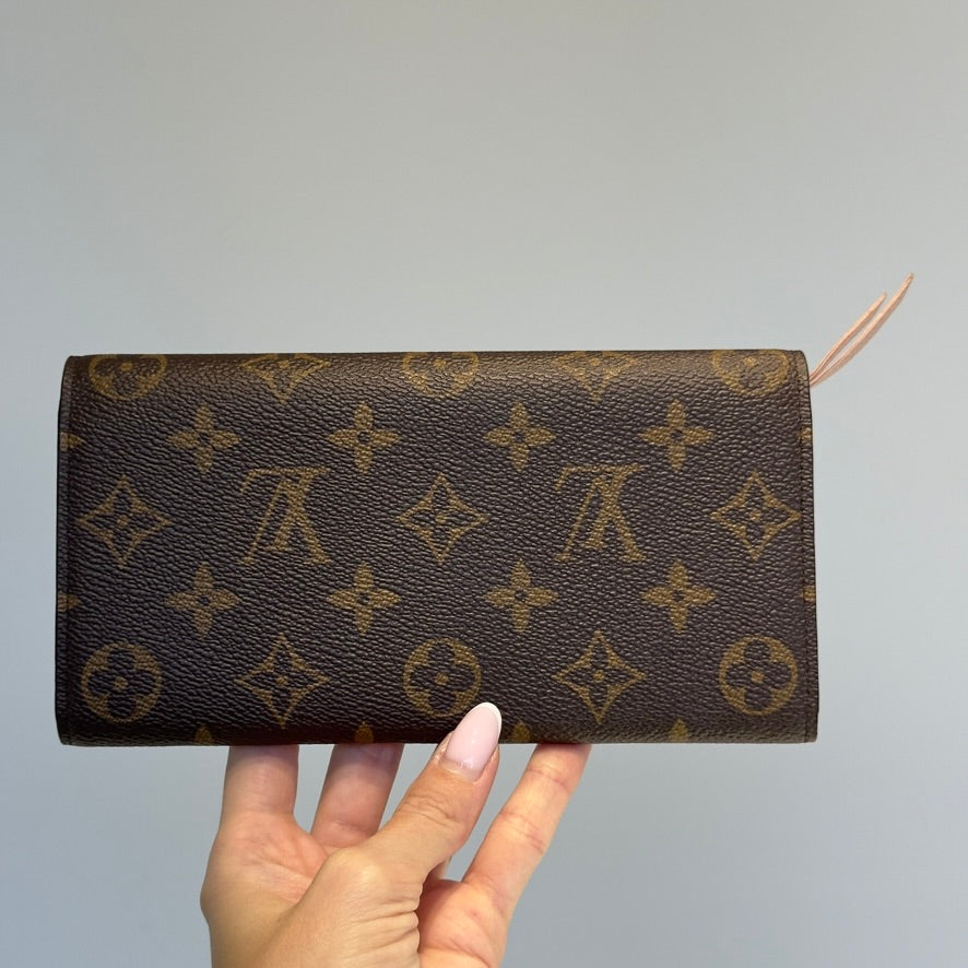 Louis Vuitton Rose Ballerine Monogram Emilie Wallet - Queen May