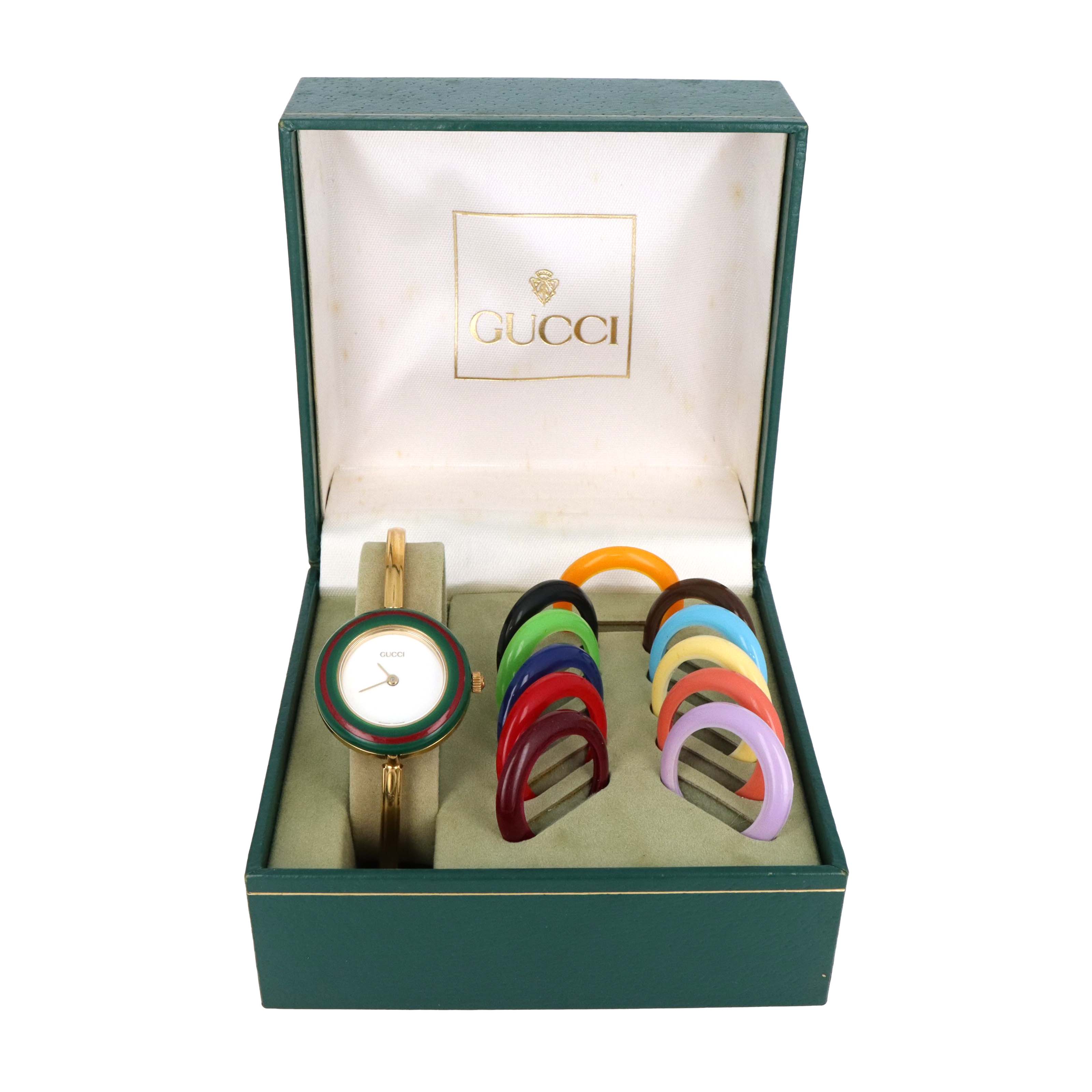 Vintage Gucci Interchangeable Bezel Watch - Queen May