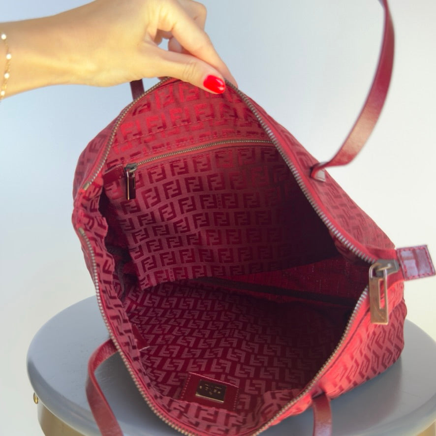 Fendi Zucca Canvas Tote - Queen May