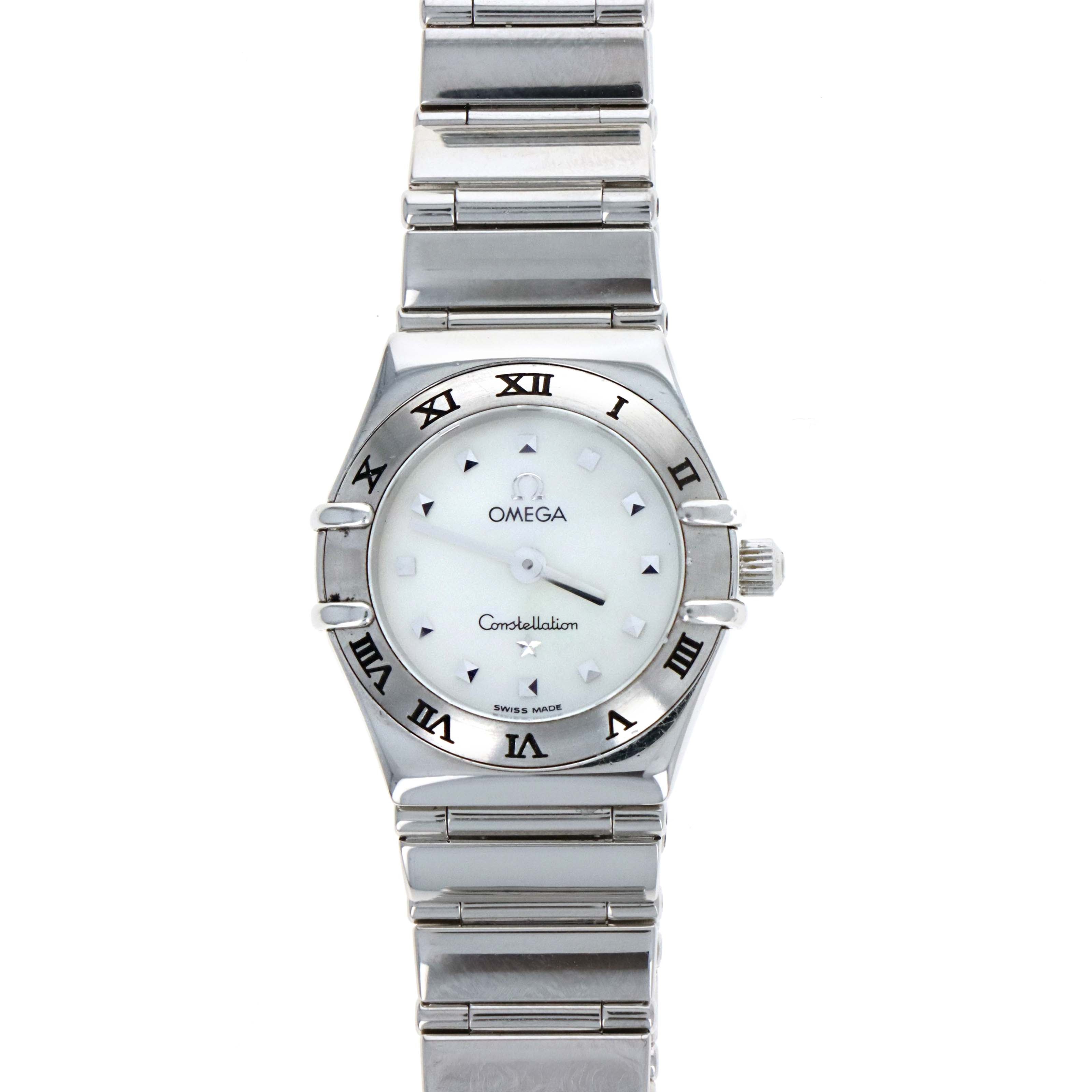 Omega Ladies Constellation My Choice Mini 22.5MM Mother Of Pearl Dial Stainless Steel Ref 1561.71.00 - Queen May