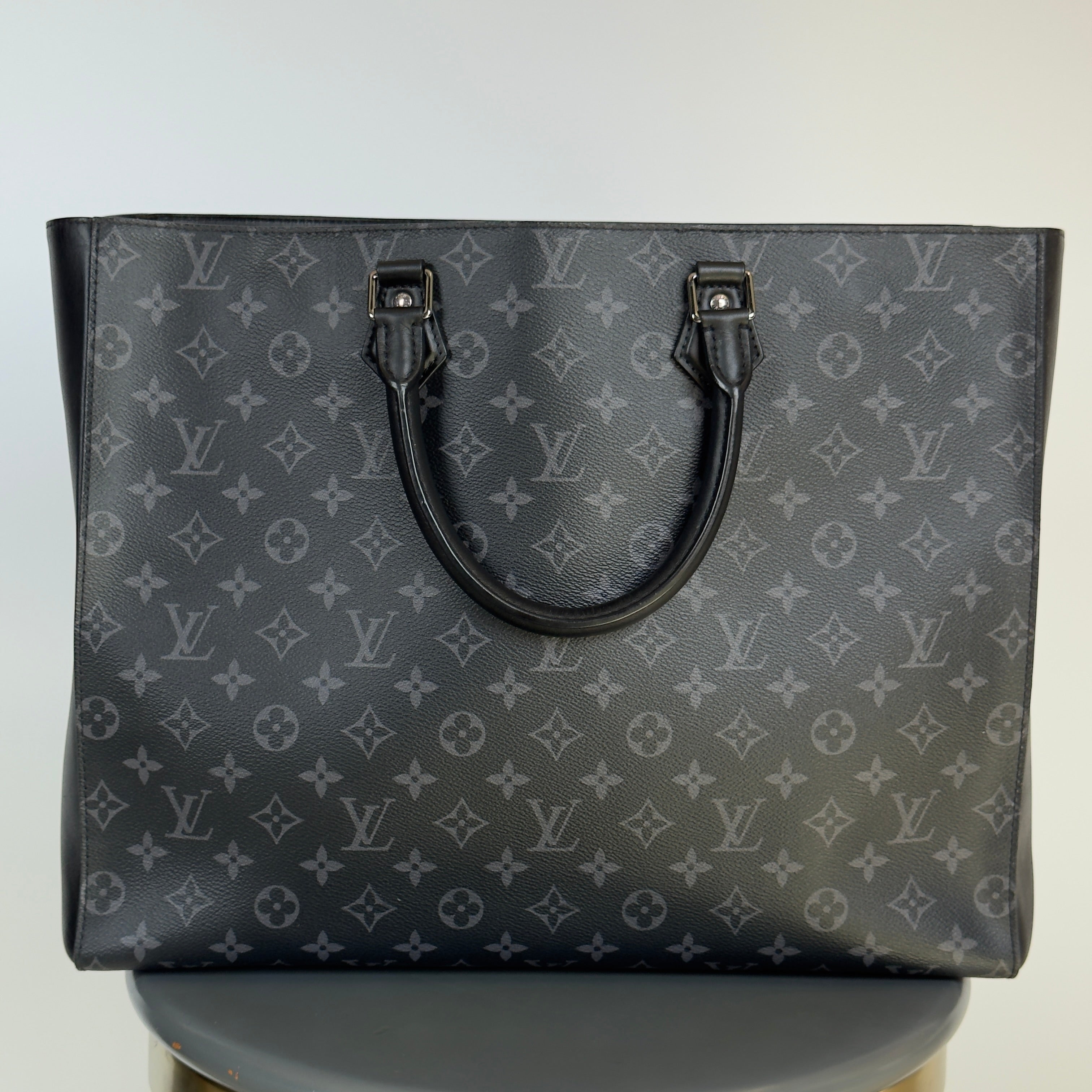 Louis Vuitton Monogram Eclipse Grand Sac Tote with Pouch - Queen May