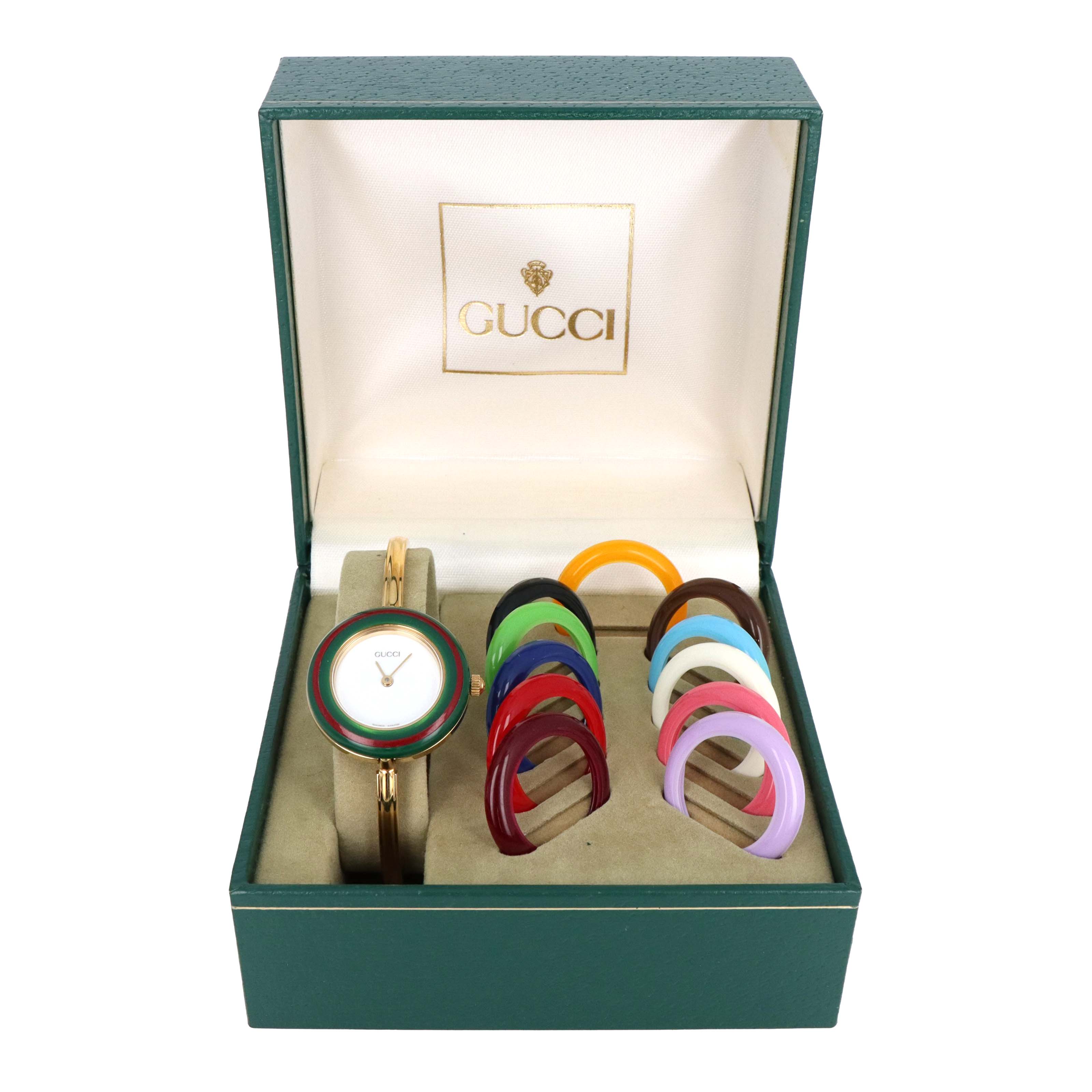 Vintage Gucci Interchangeable Bezel Watch - Queen May