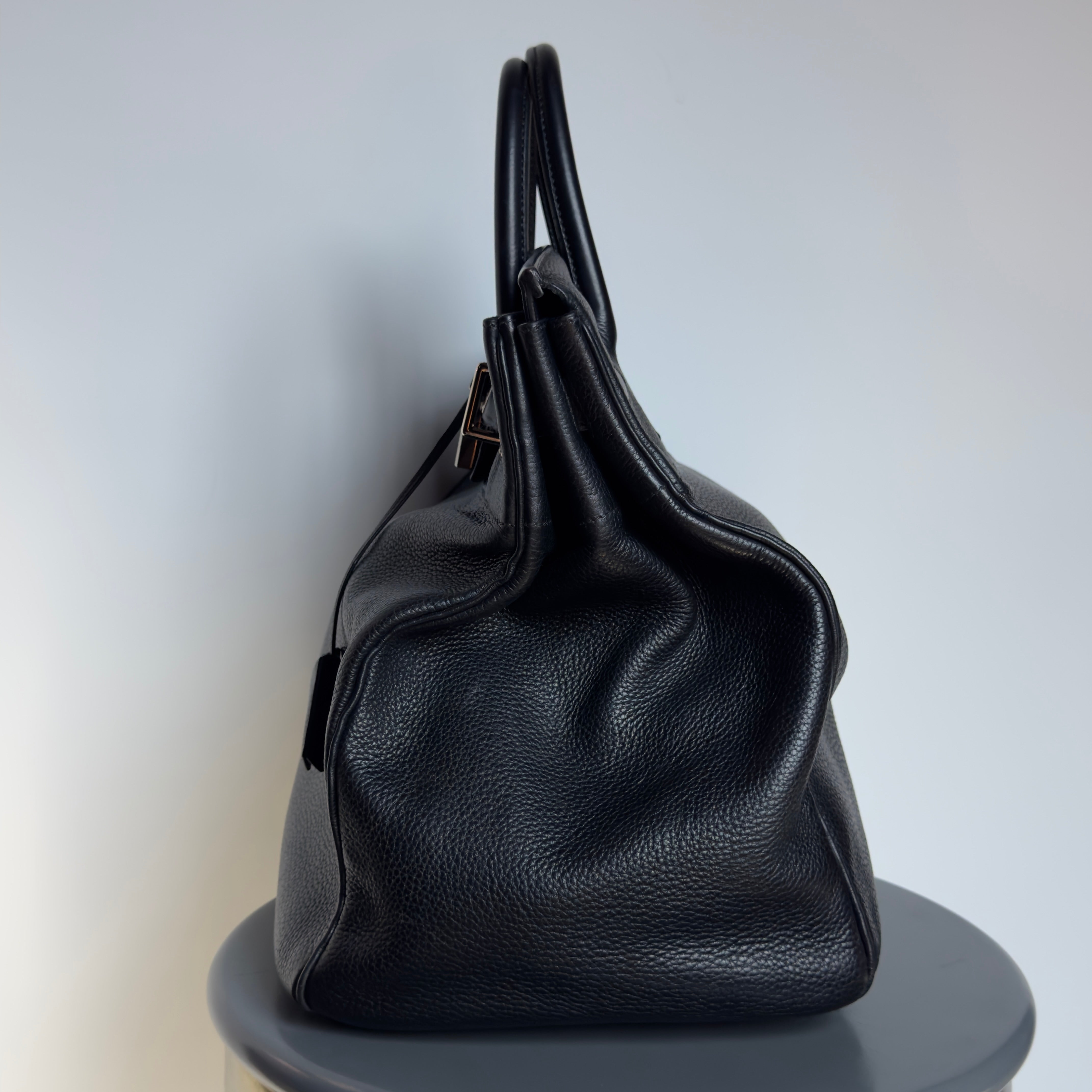 Hermes HAC 40 Black Togo Leather 2009 - Queen May