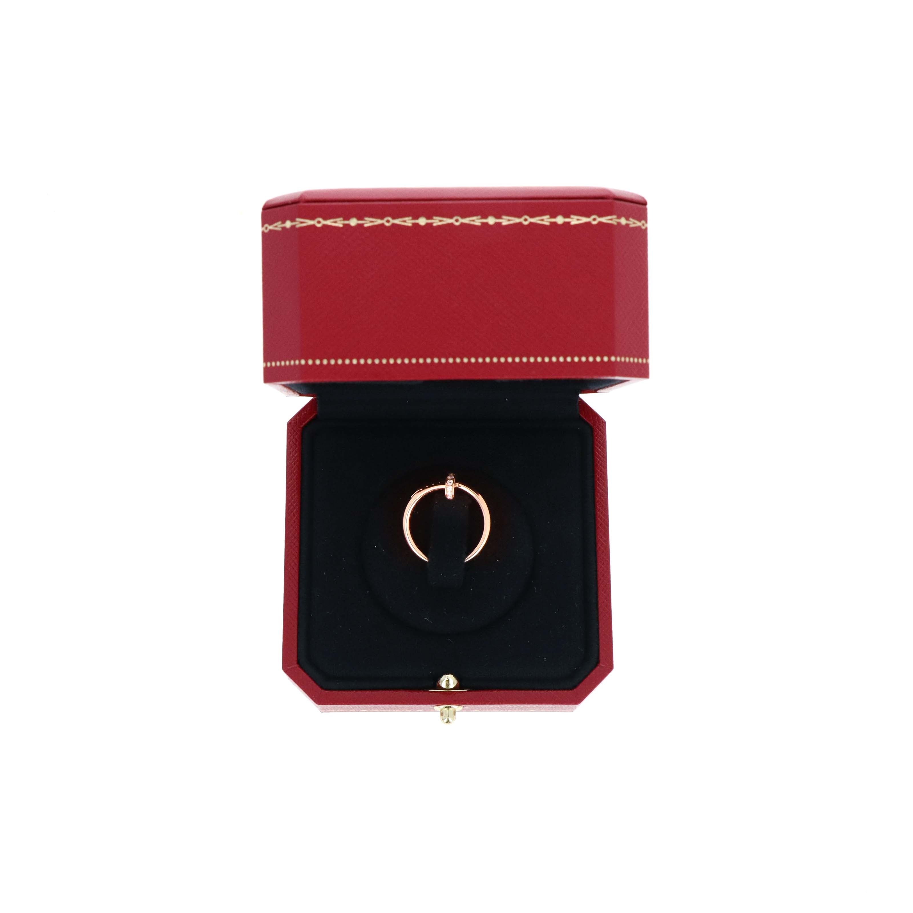 Cartier 18K Rose Gold Juste Un Clou Ring Small Model