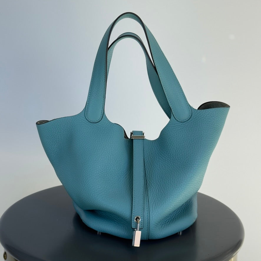 Hermes Picotin 22 Clemence Palladium Hardware - Queen May