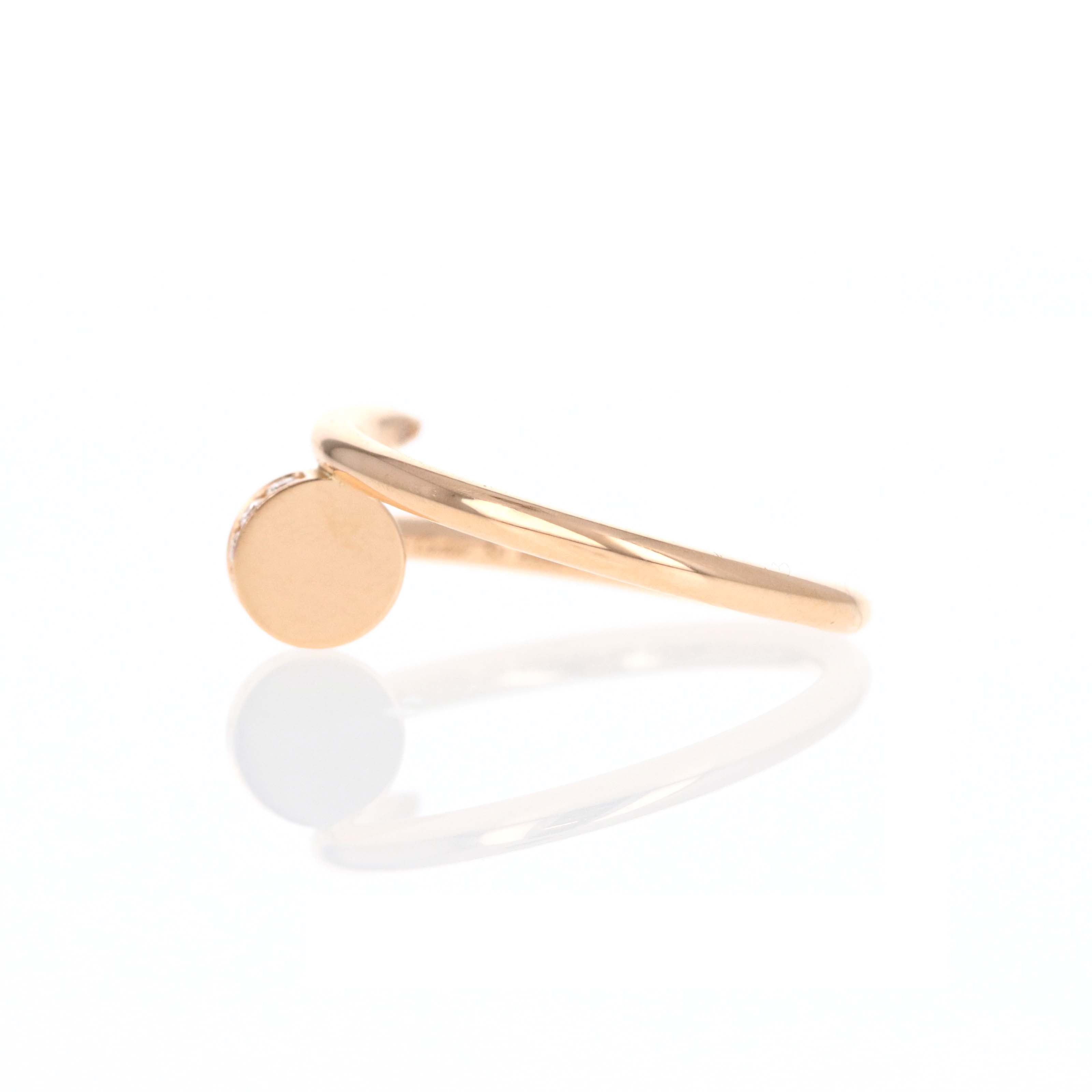 Cartier 18K Rose Gold Juste Un Clou Ring Small Model