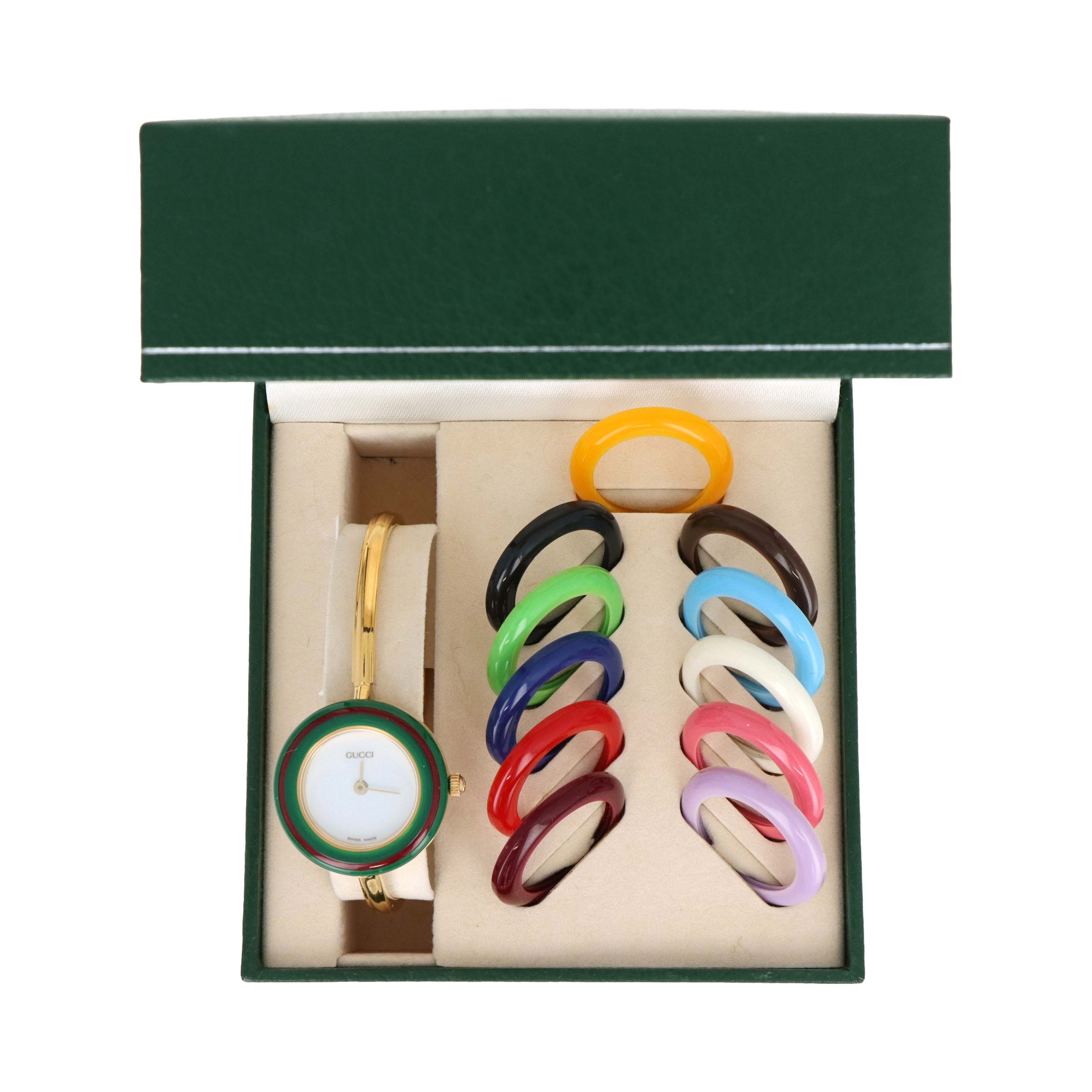 Vintage Gucci Interchangeable Bezel Watch - Queen May