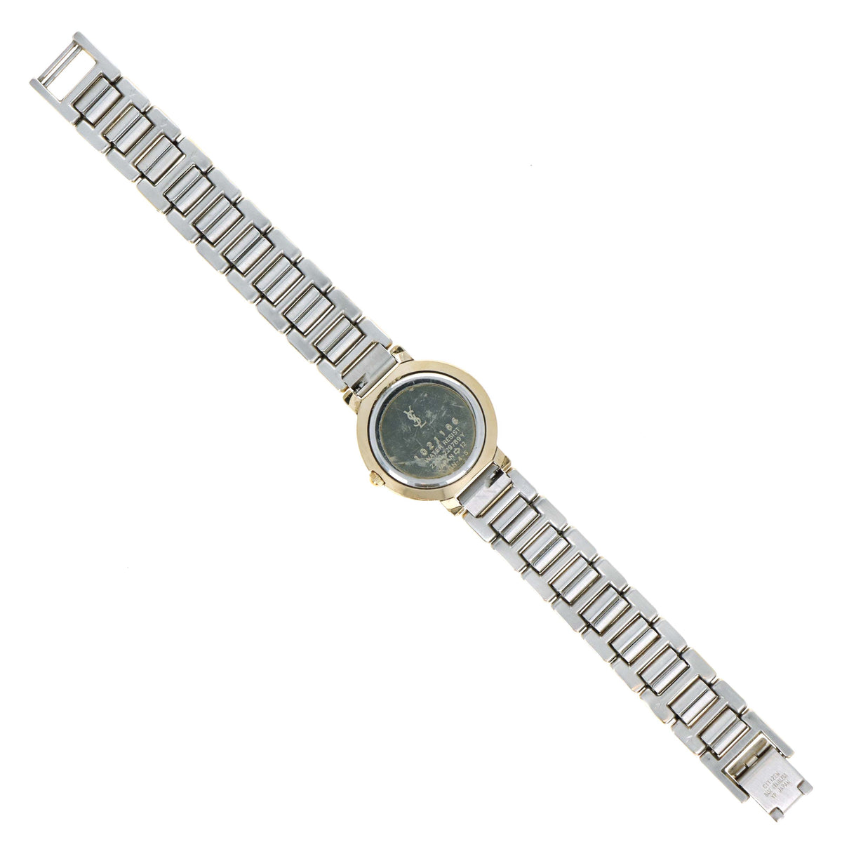 Yves Saint Laurent Two Tone Cream Dial Ladies Watch - Queen May