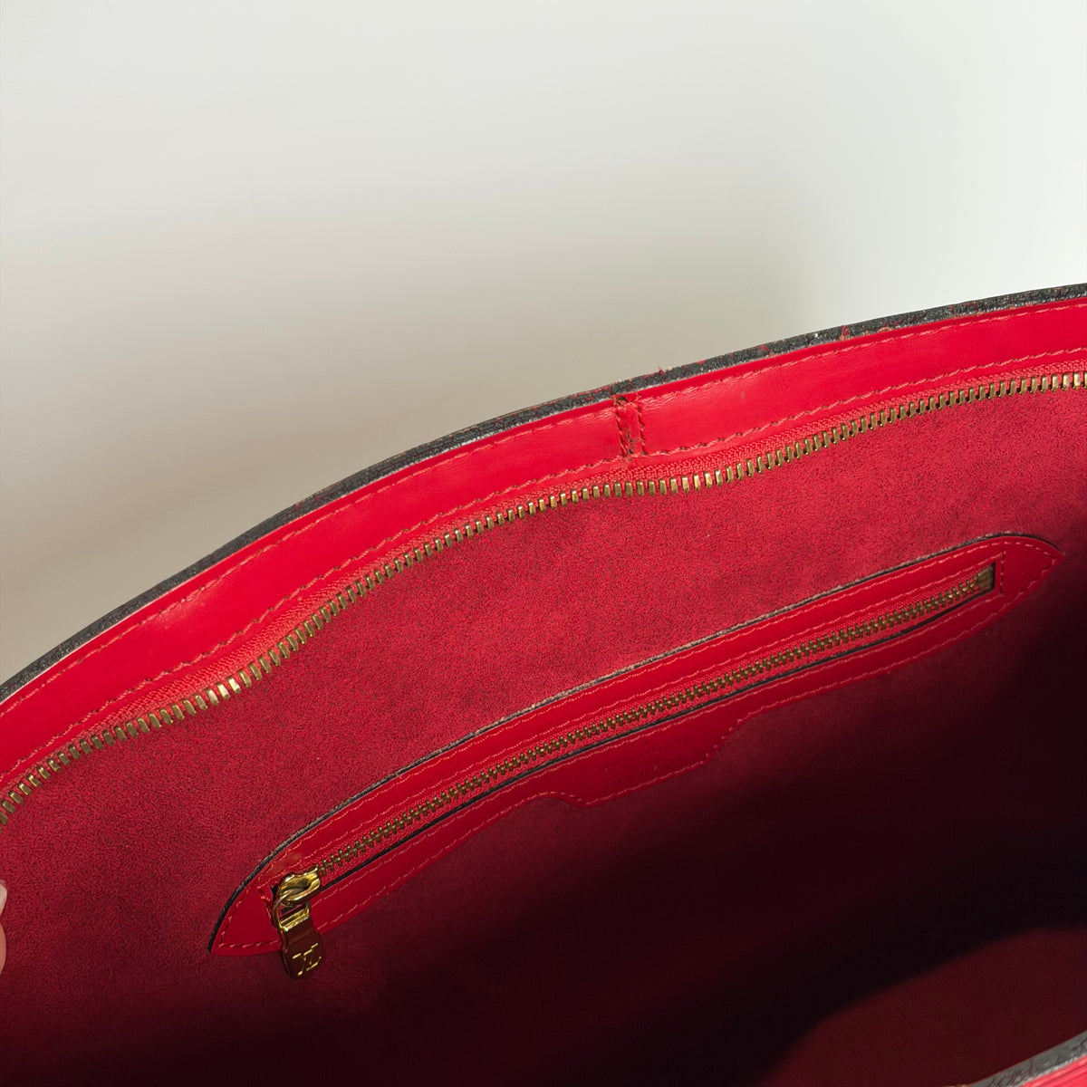 Louis Vuitton Red Epi Leather Lussac
