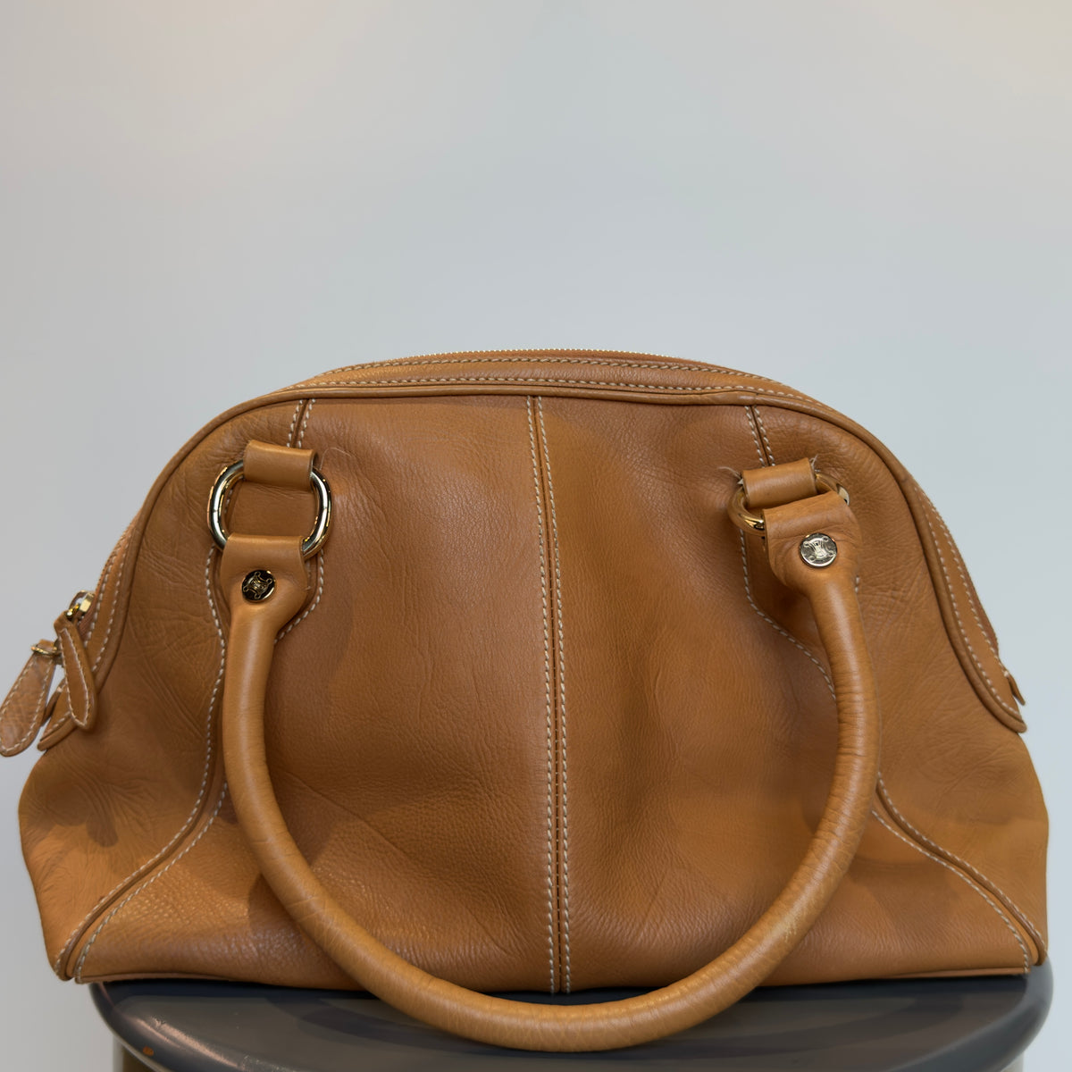 Celine Whipstitch Leather Toto Bag
