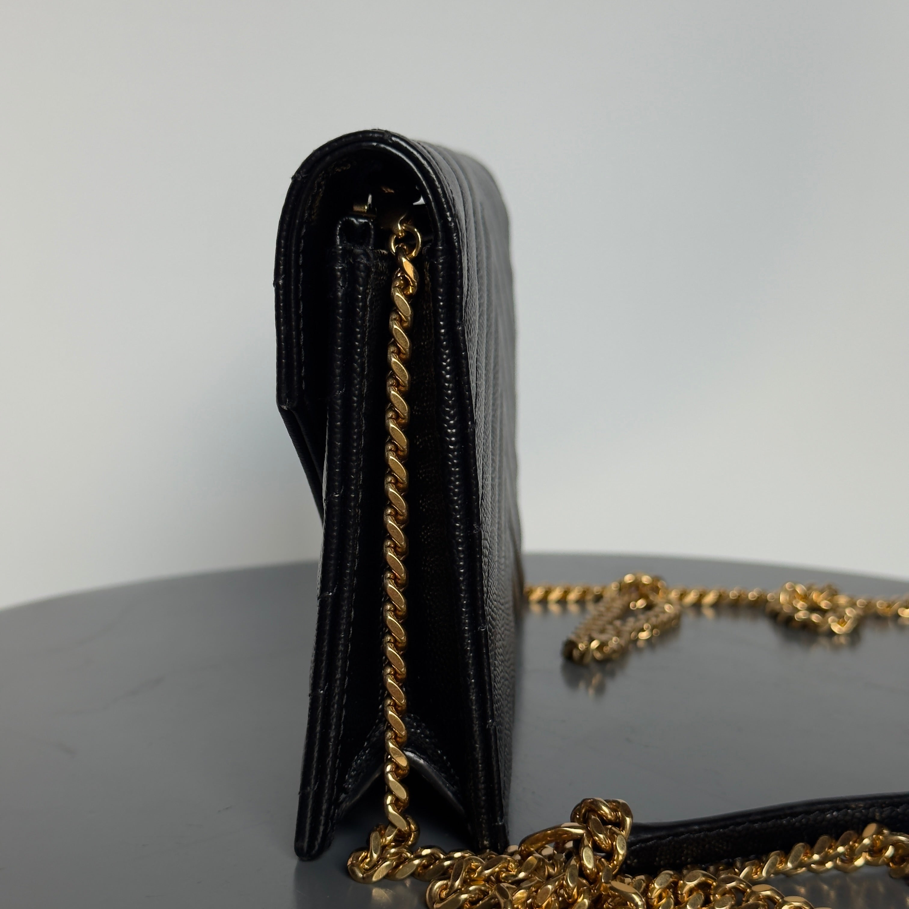 Saint Laurent Cassandre Envelope Wallet on Chain - Queen May