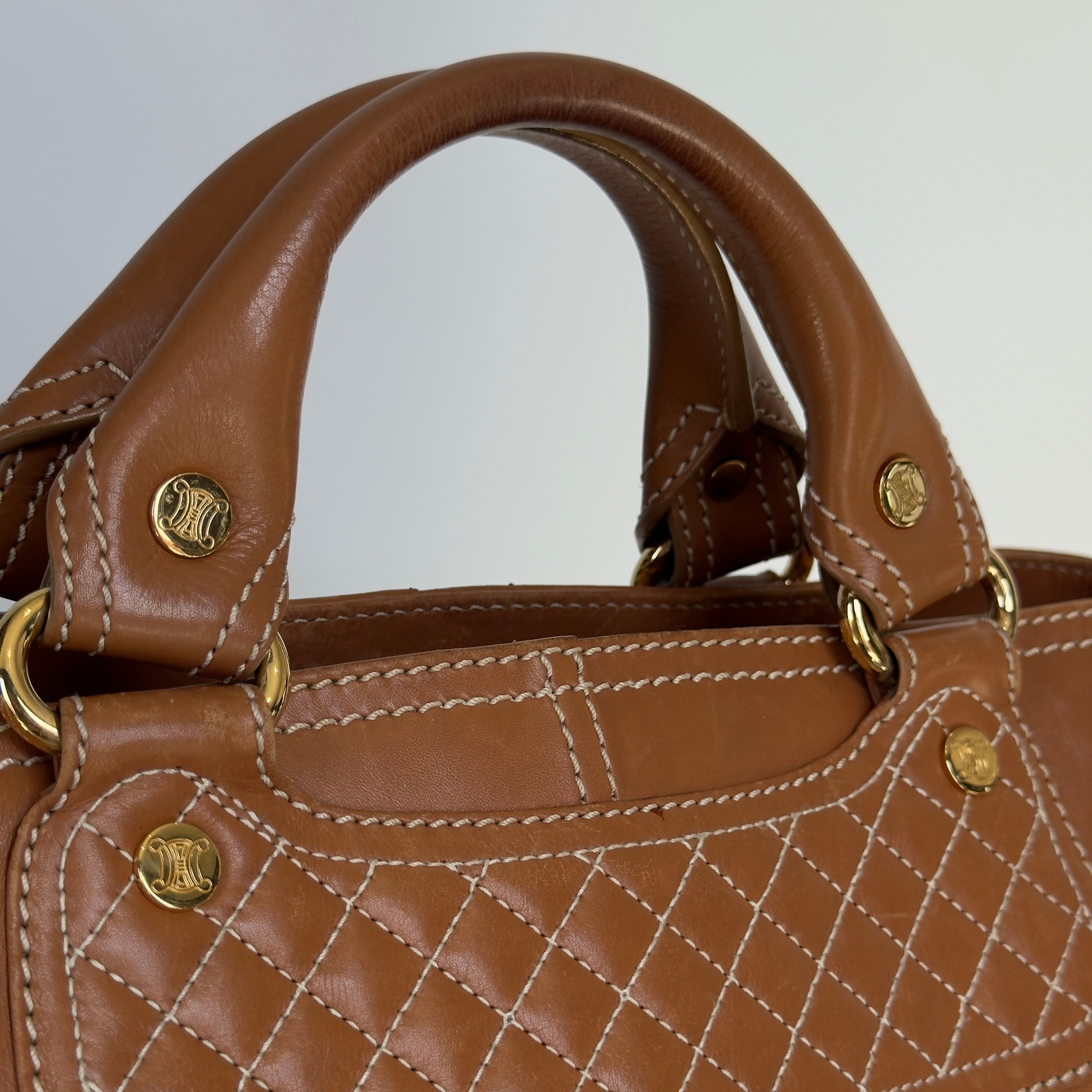 Celine Brown Leather Boogie Bag