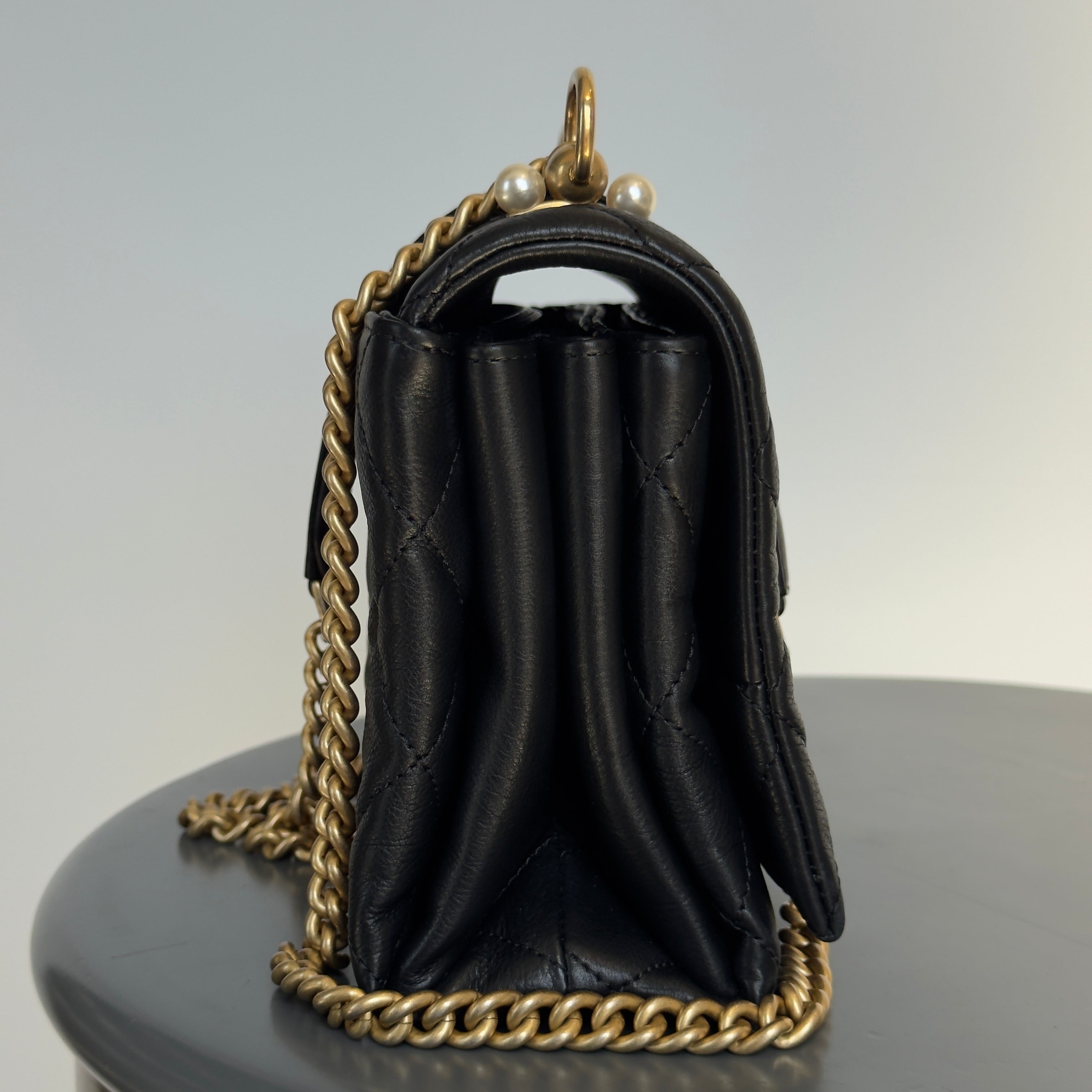 Chanel Pearl Accordion Flapbag - Queen May