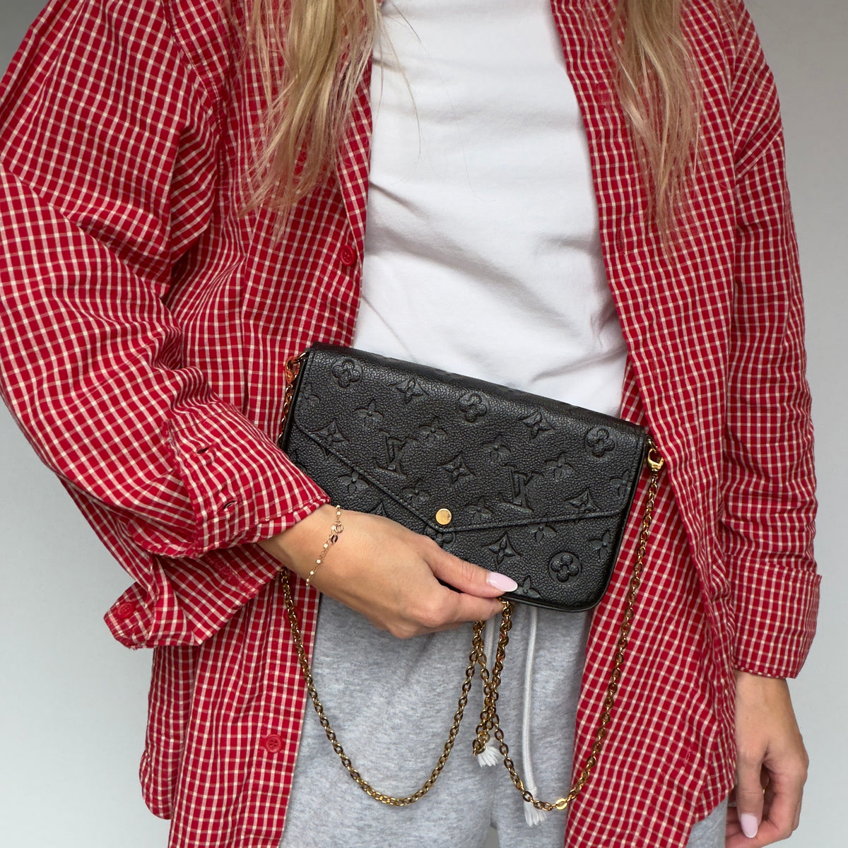 Louis Vuitton Felicie Empreinte Black Pochette