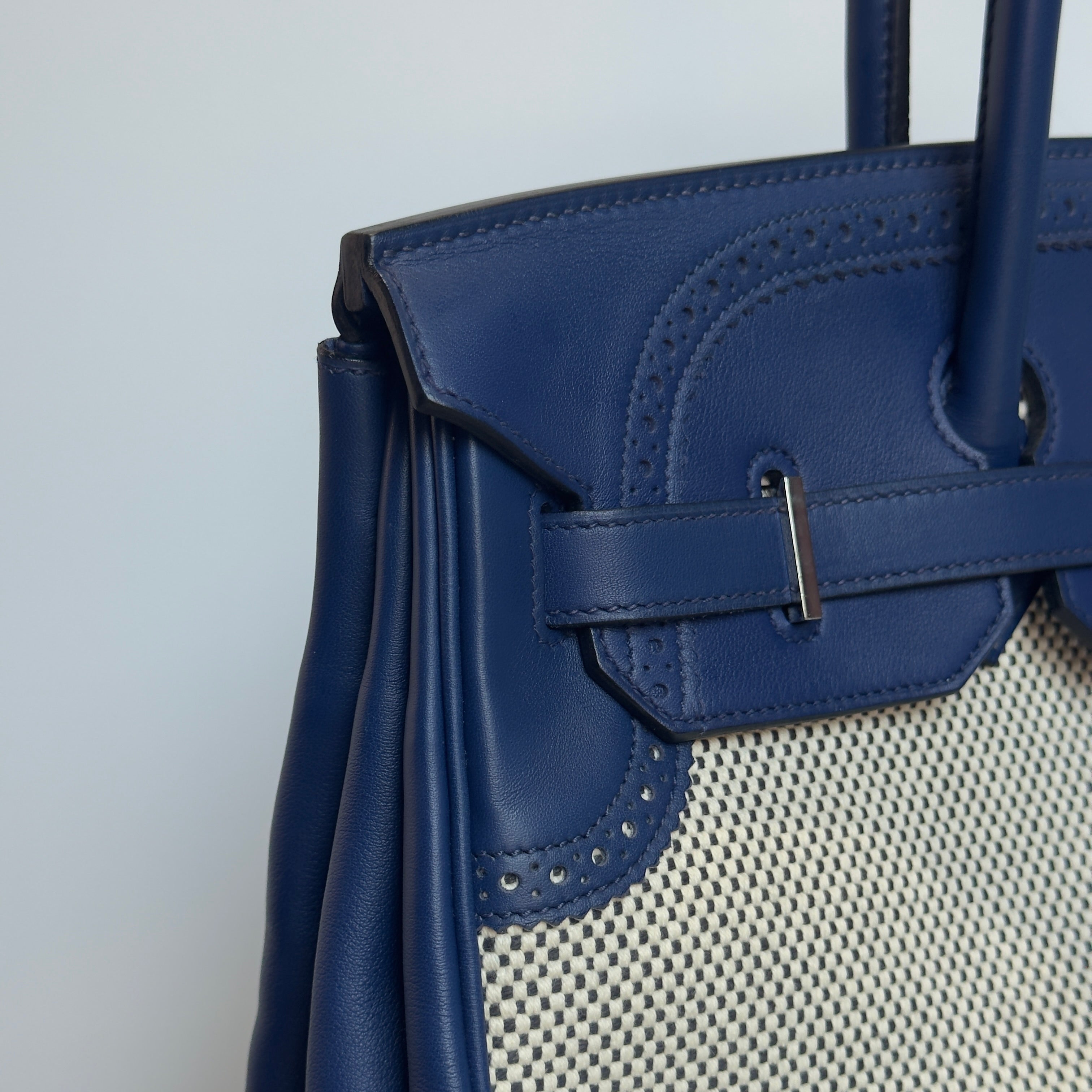 Hermes Toile Swift Ghillies Birkin 35 Limited Edition