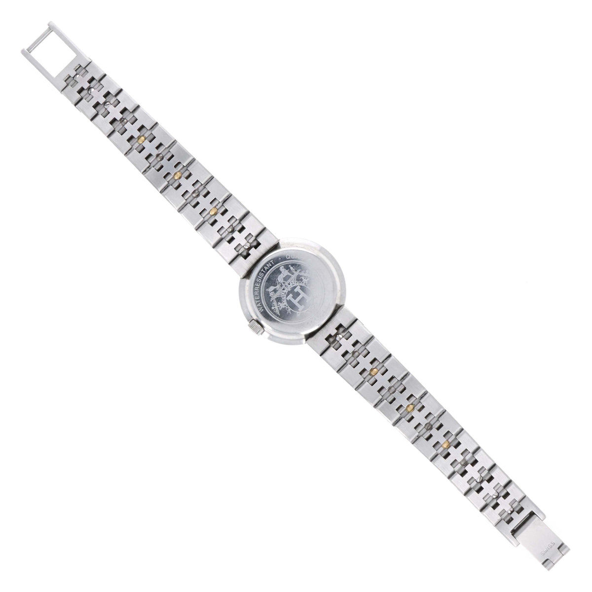 Hermes Two Tone Mini Clipper Watch - Queen May