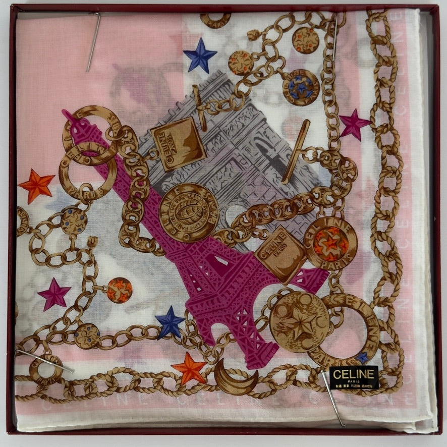 Celine Eiffel Tower Scarf - Queen May