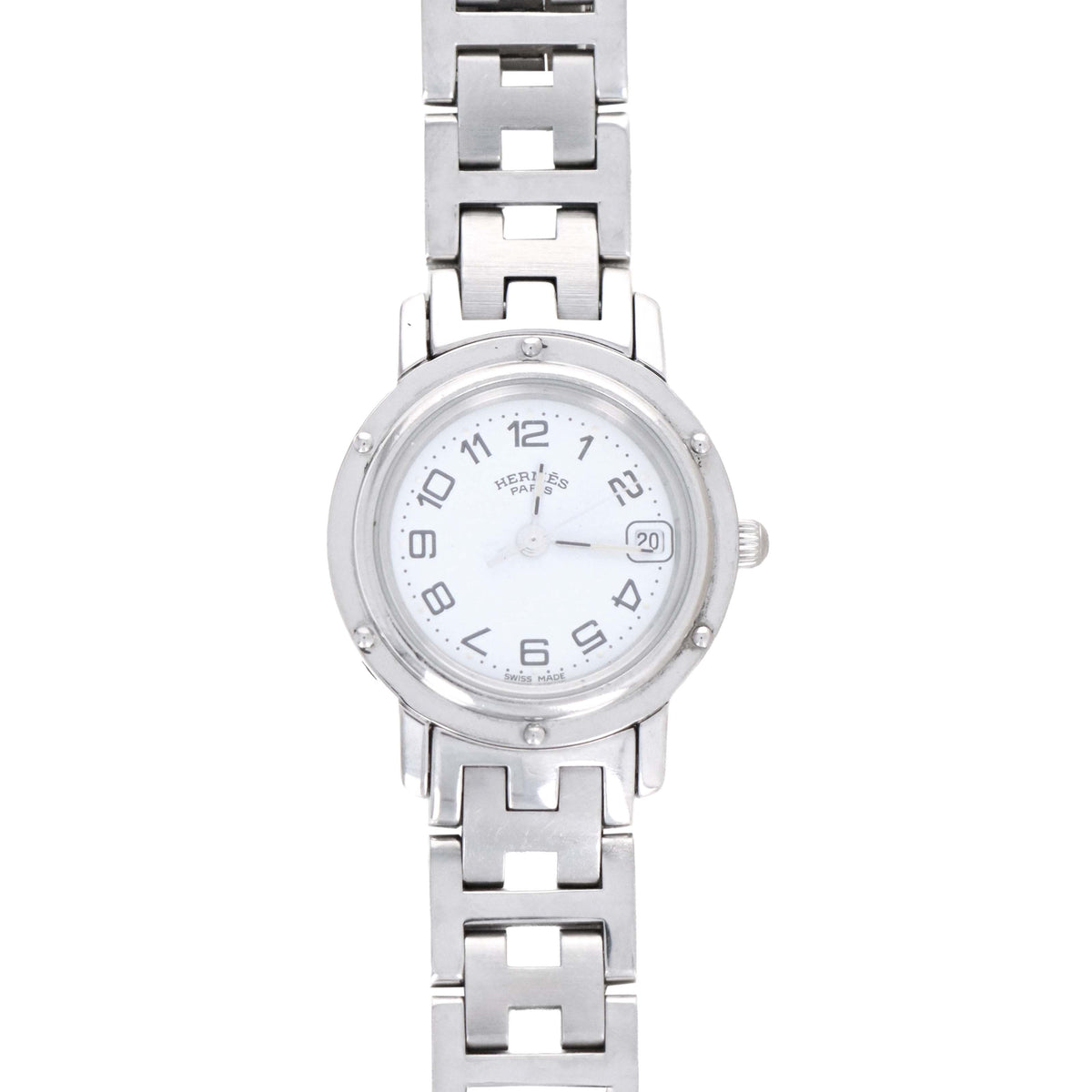Hermes Stainless Steel Mini Clipper Watch - Queen May