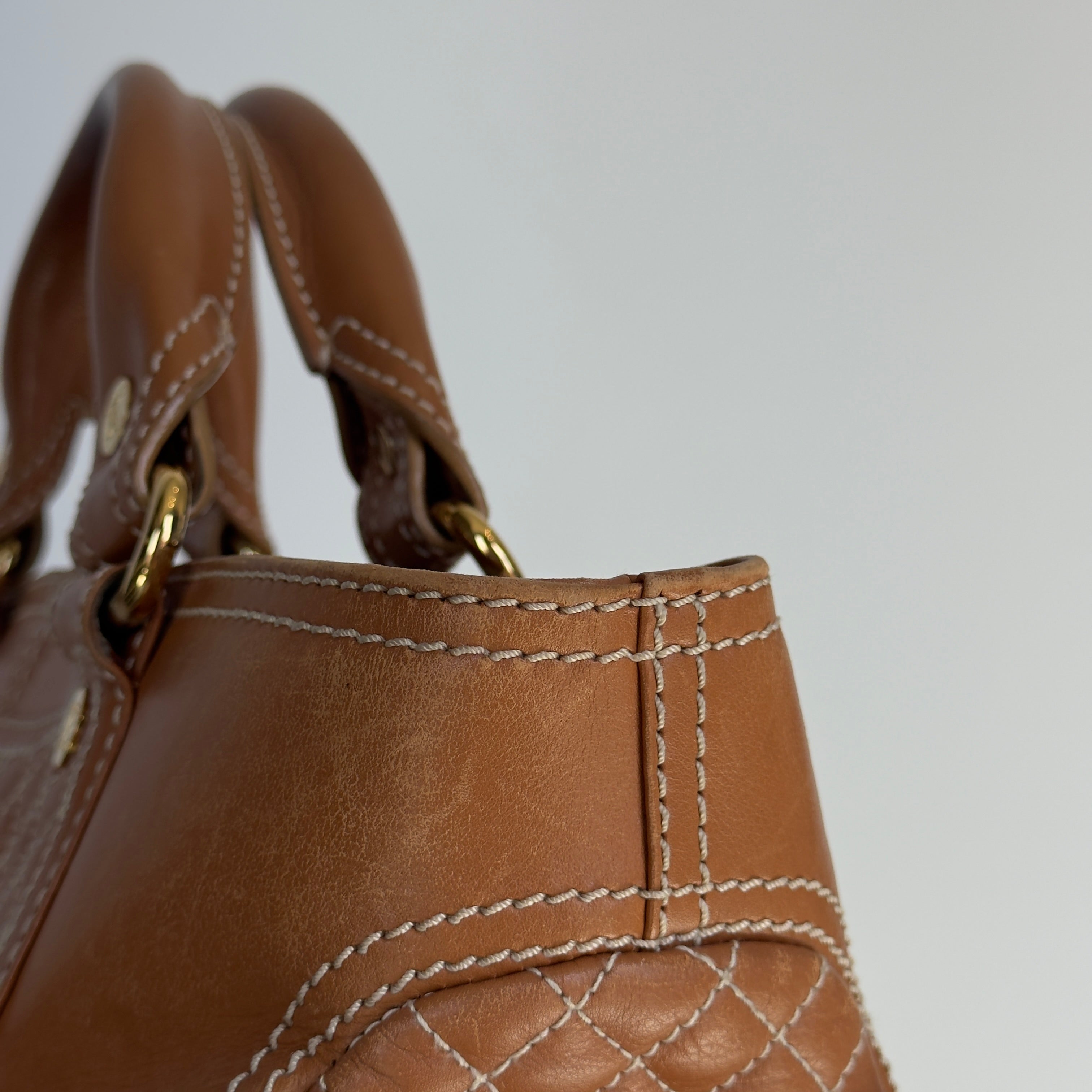 Celine Brown Leather Boogie Bag