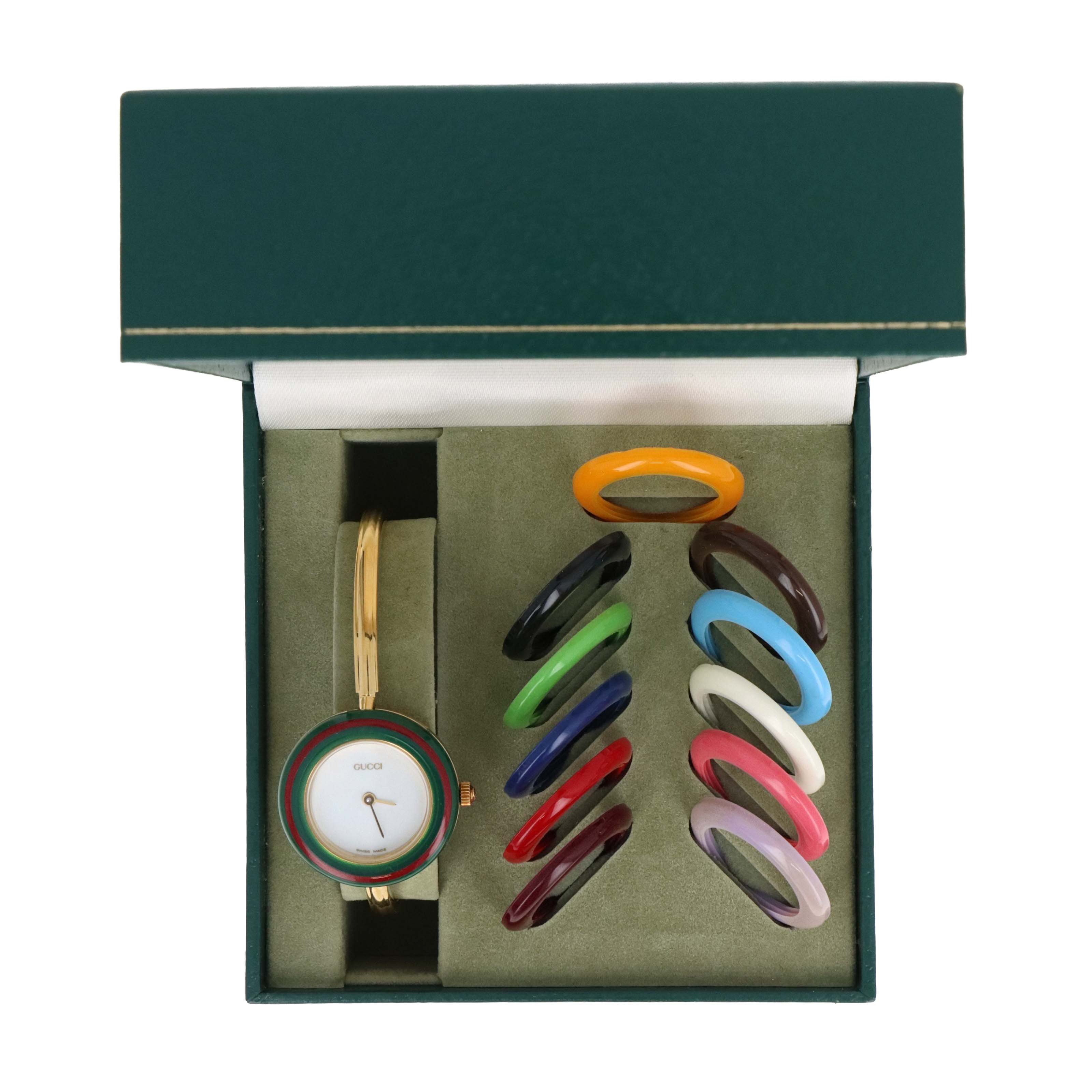 Vintage Gucci Interchangeable Bezel Watch - Queen May