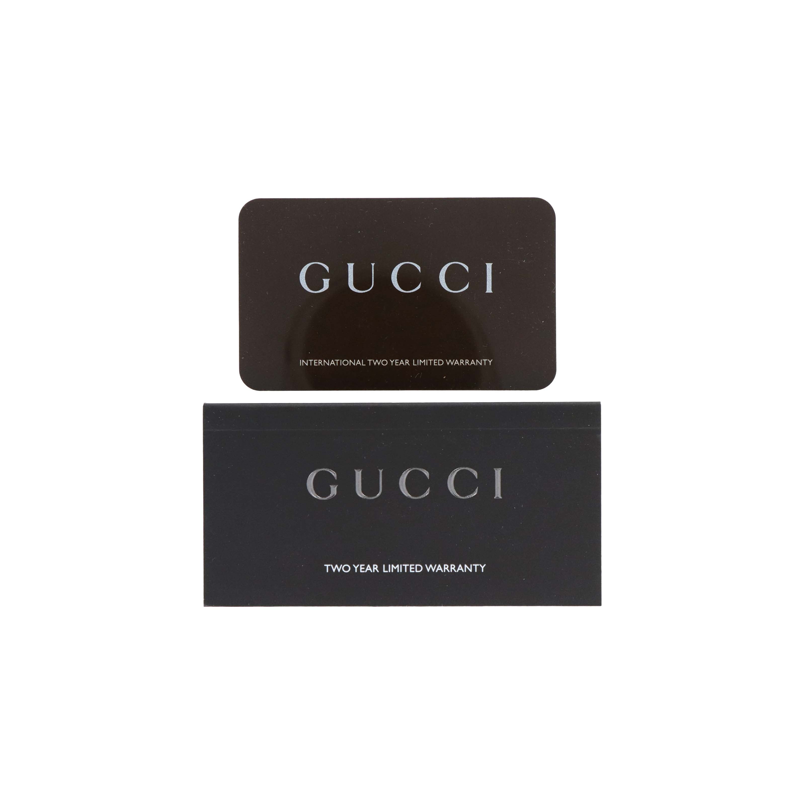 Gucci 2400L Brushed Steel Cuff Watch - Queen May