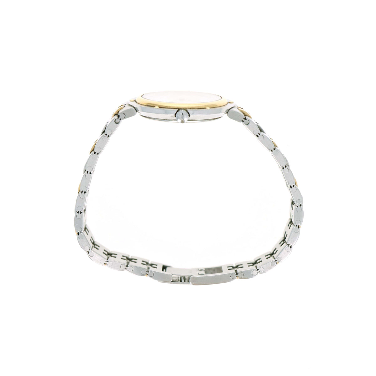 Hermes Two Tone Large Face Clipper Watch