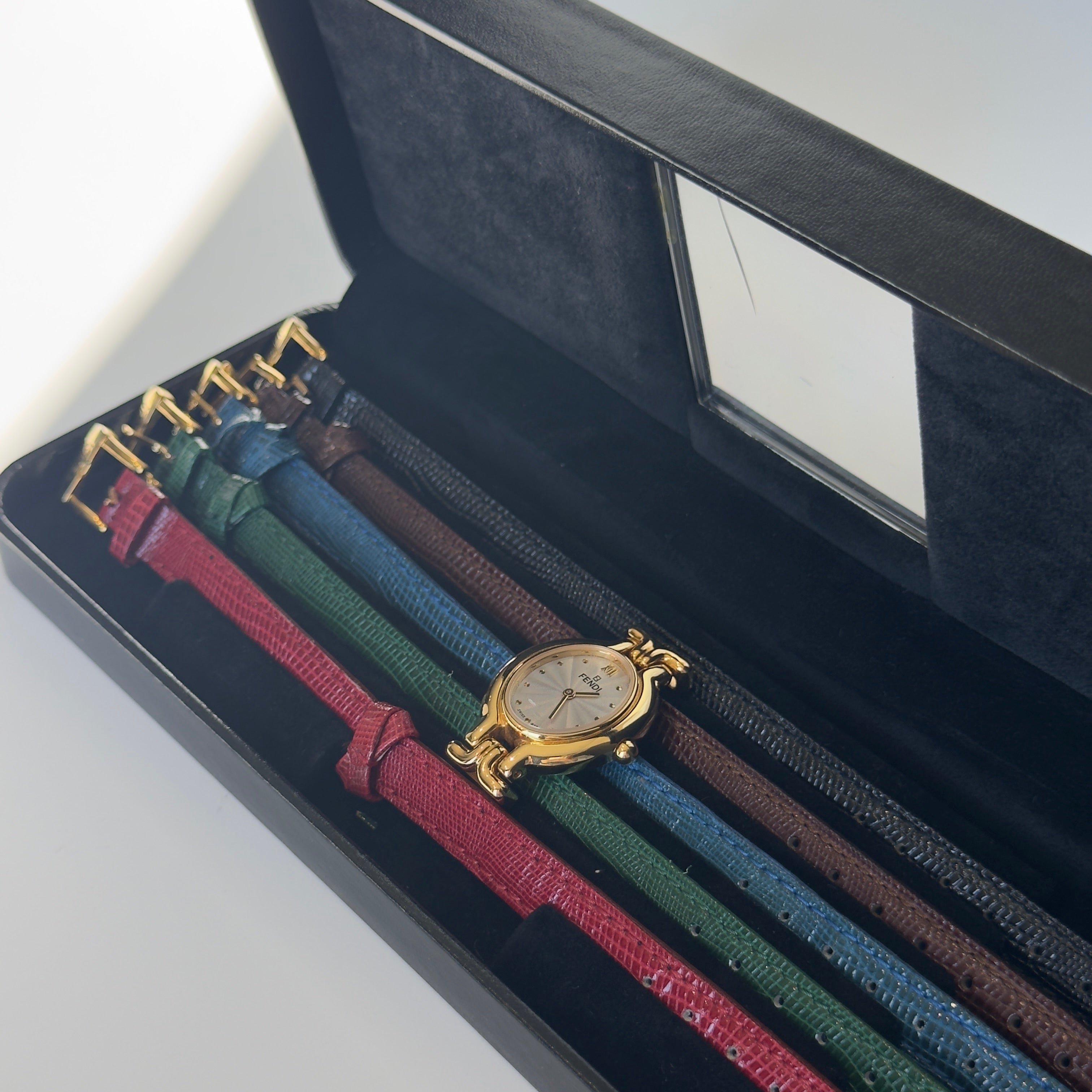 Fendi 640L Chameleon Watch With Interchangeable Straps