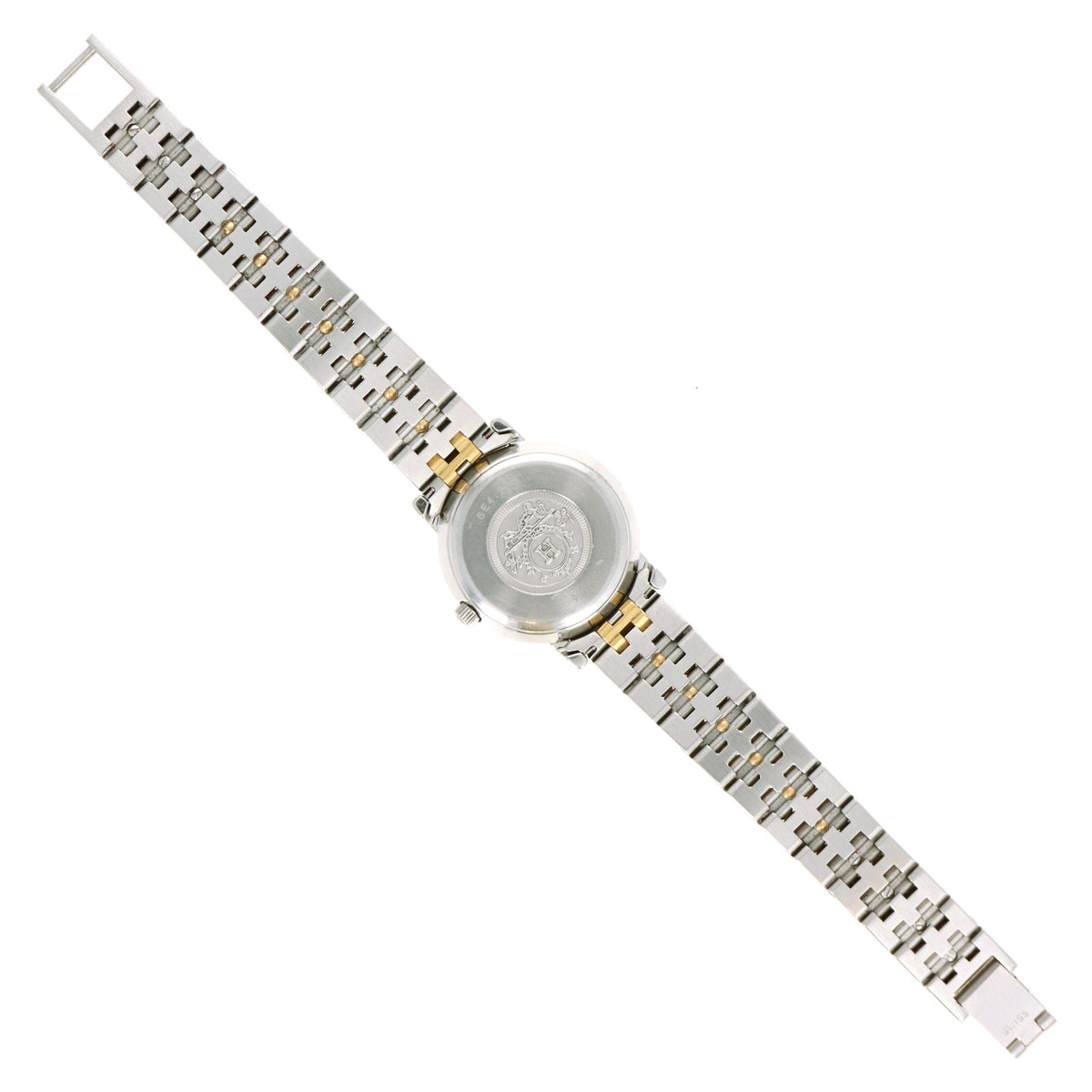 Hermes Two Tone Sellier Watch